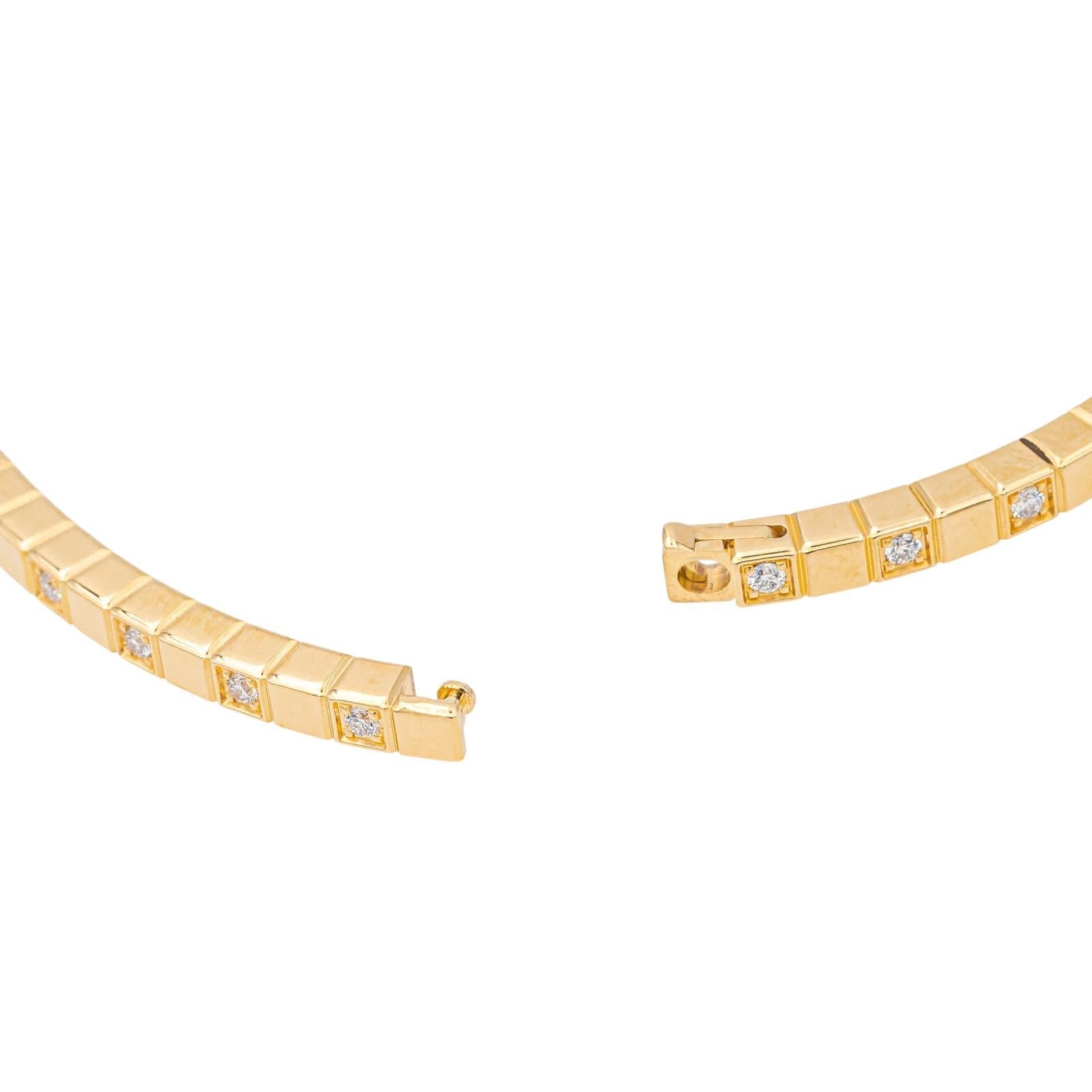 Chopard Bracelet Jonc Ice cube Or jaune Diamant