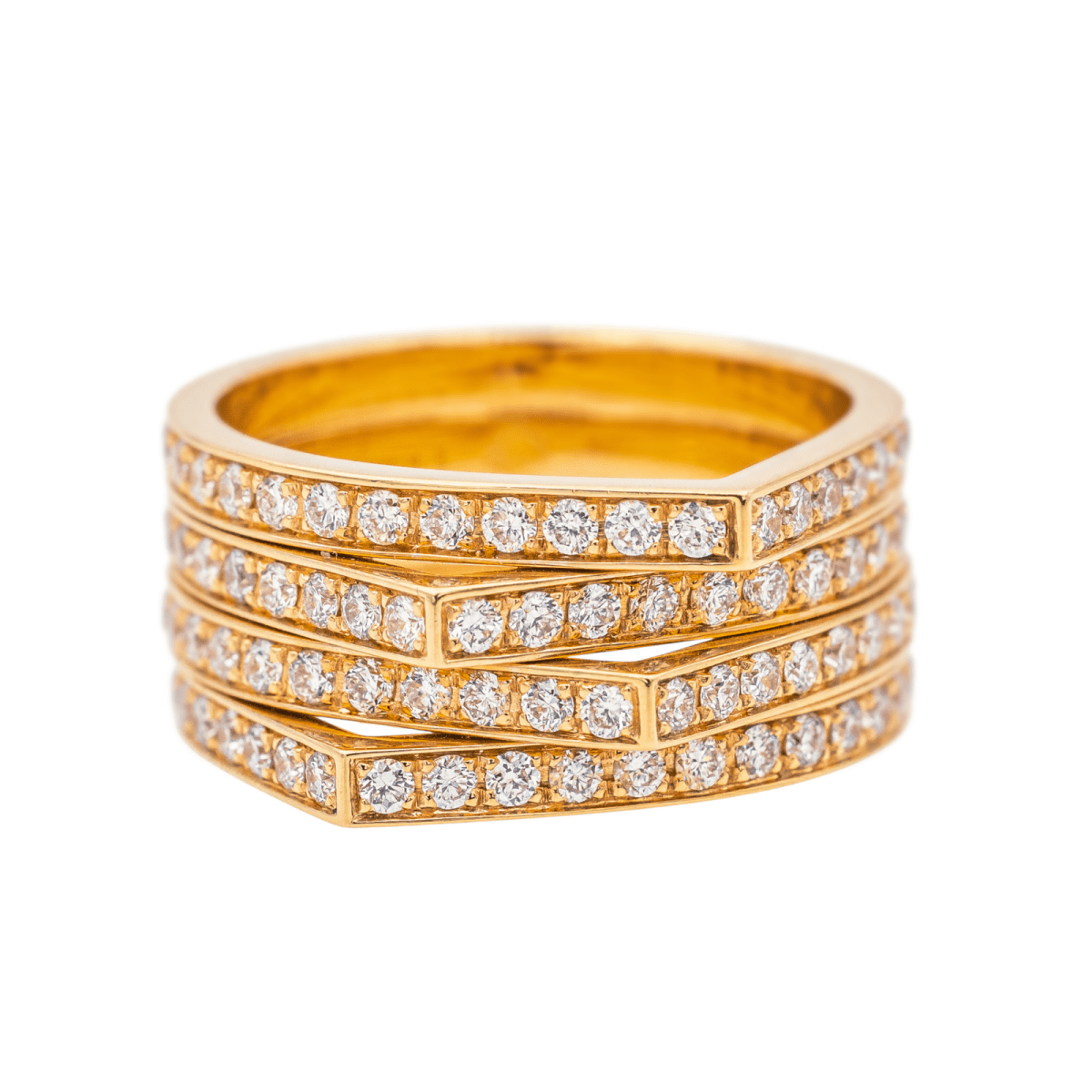 Repossi Bague Antifer Or rose Diamant - Maison Eloe