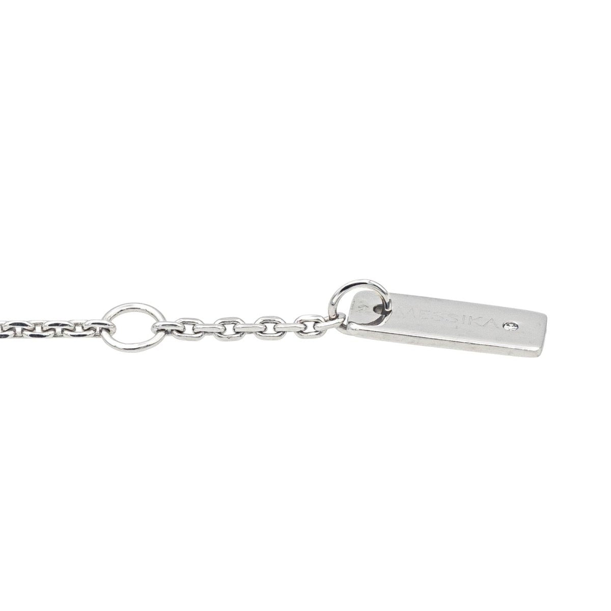 Messika Bracelet Baby Move Or blanc Diamant - Maison Eloe