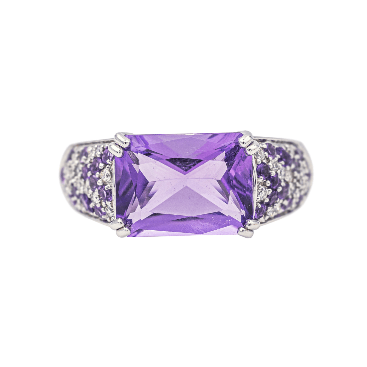 Mauboussin Bague Ma princesse d'amour Or blanc Améthyste - Maison Eloe