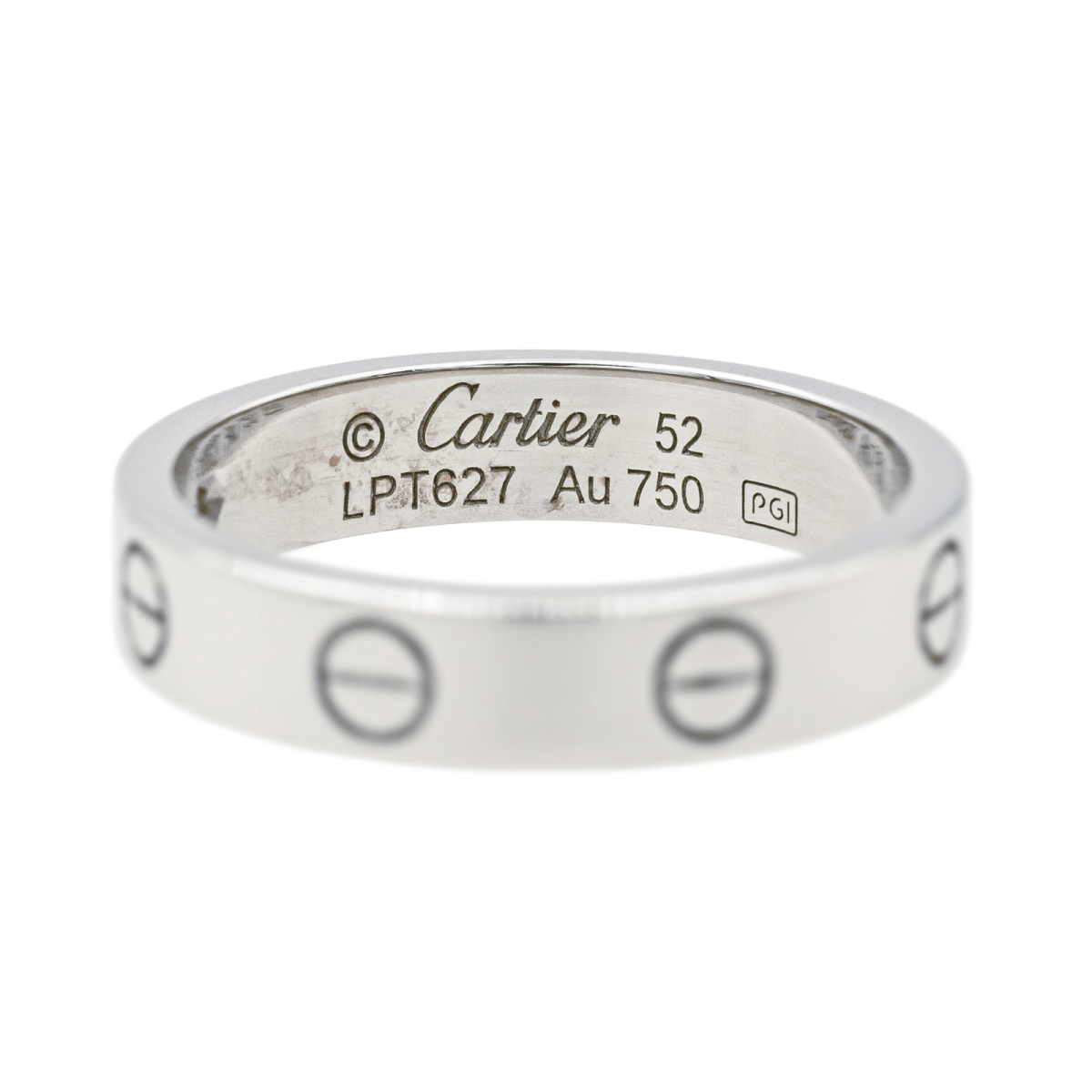 Cartier Bague Alliance Love Or blanc Diamant - Maison Eloe