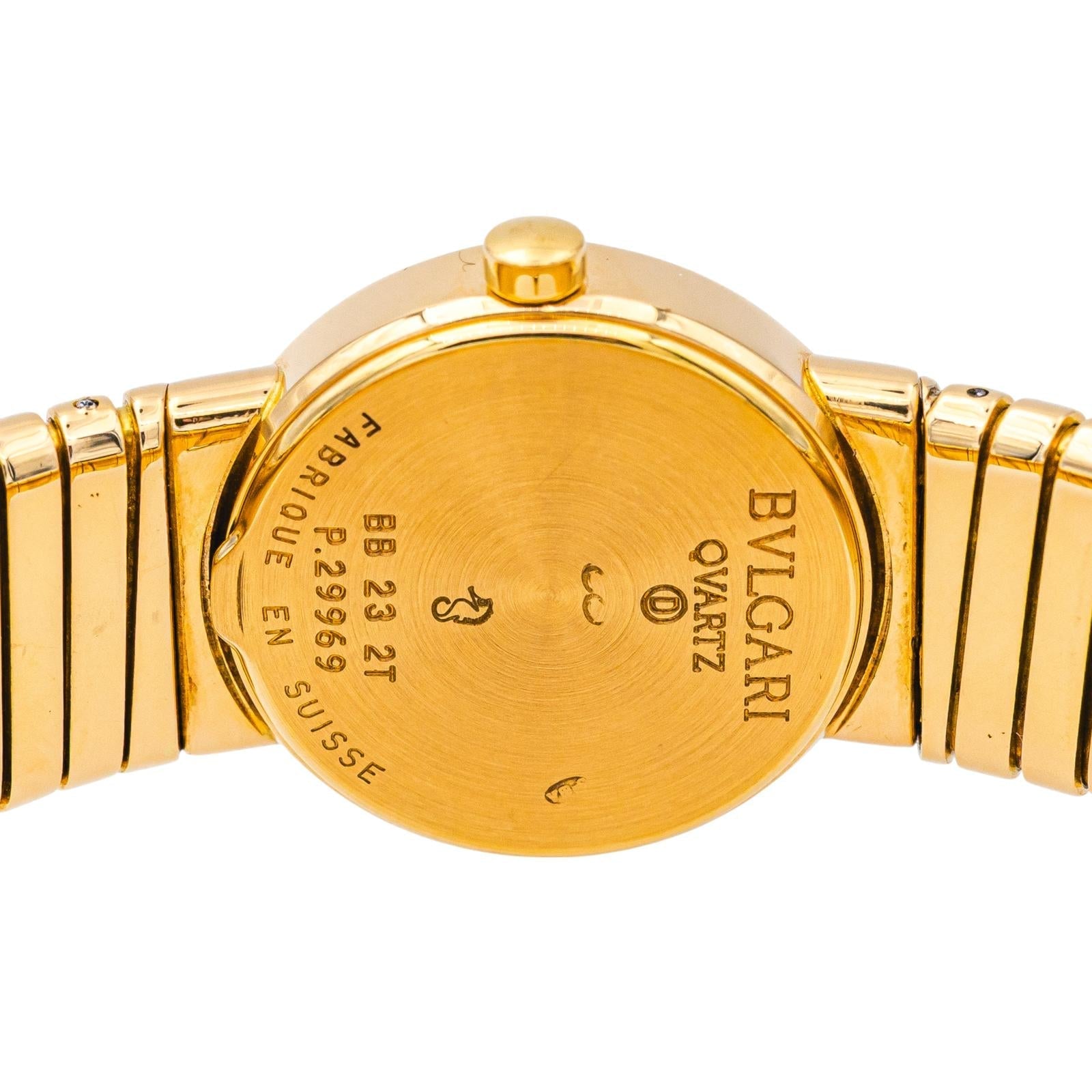 Bulgari Montre Tubogas Or jaune