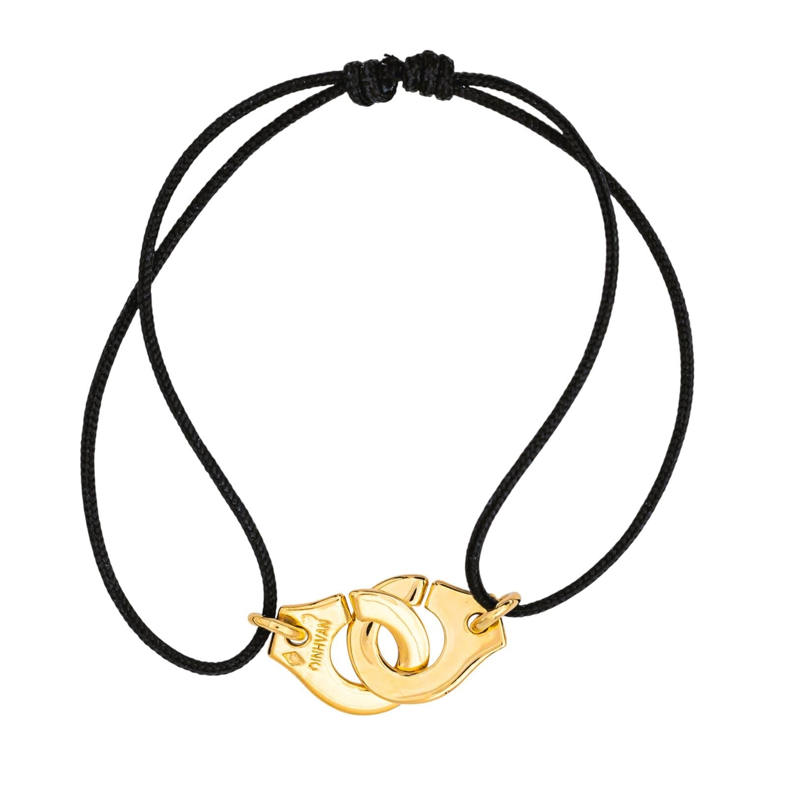 Dinh Van Bracelet Cordon Menottes Or jaune