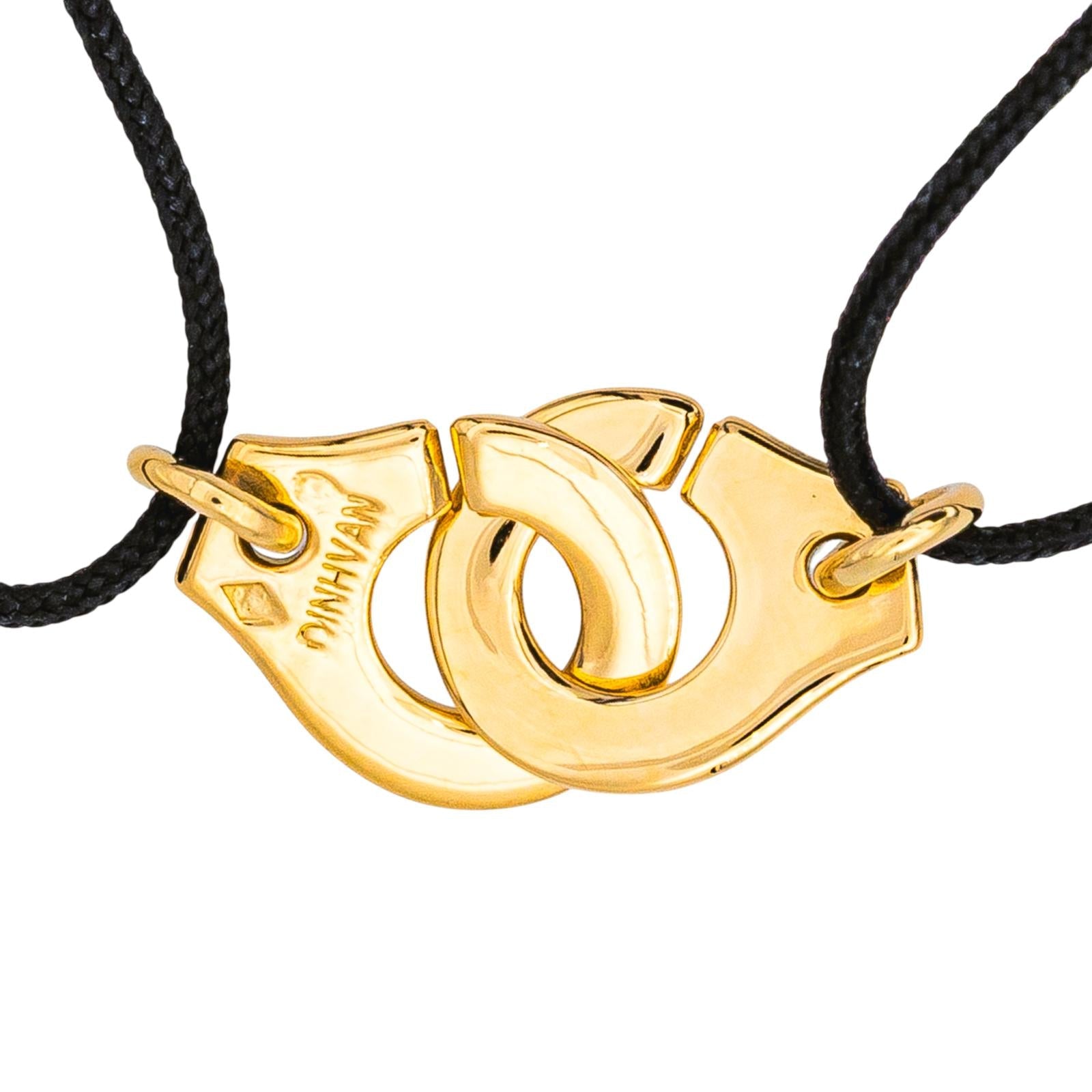 Dinh Van Bracelet Cordon Menottes Or jaune