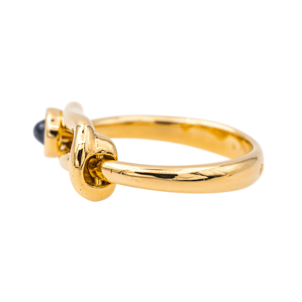 Hermès Bague Or jaune Saphir - Maison Eloe