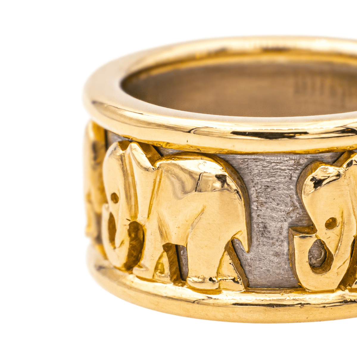 Cartier Bague Eléphant Or jaune, Or blanc - Maison Eloe