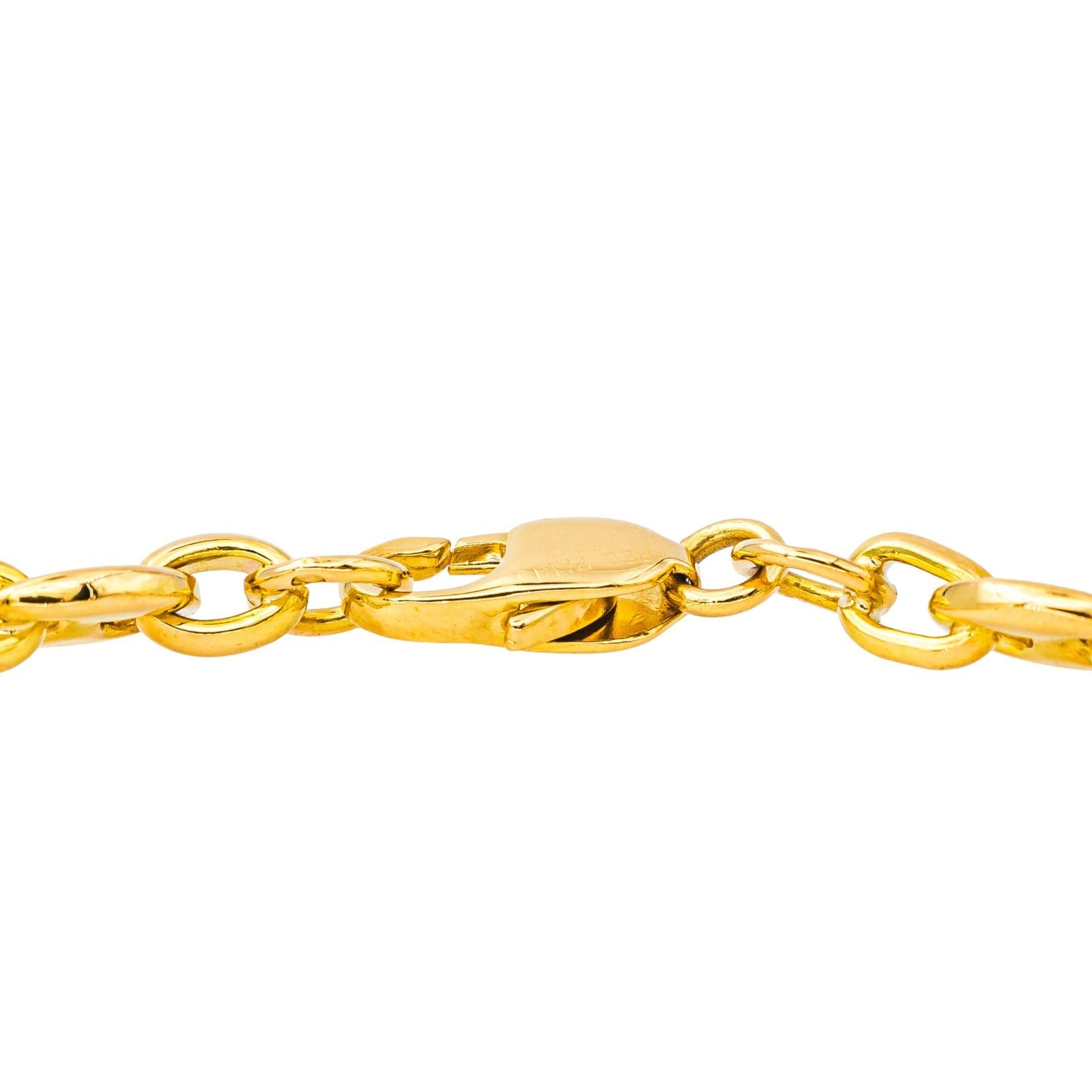 Fred Bracelet Maille grain de café Or jaune
