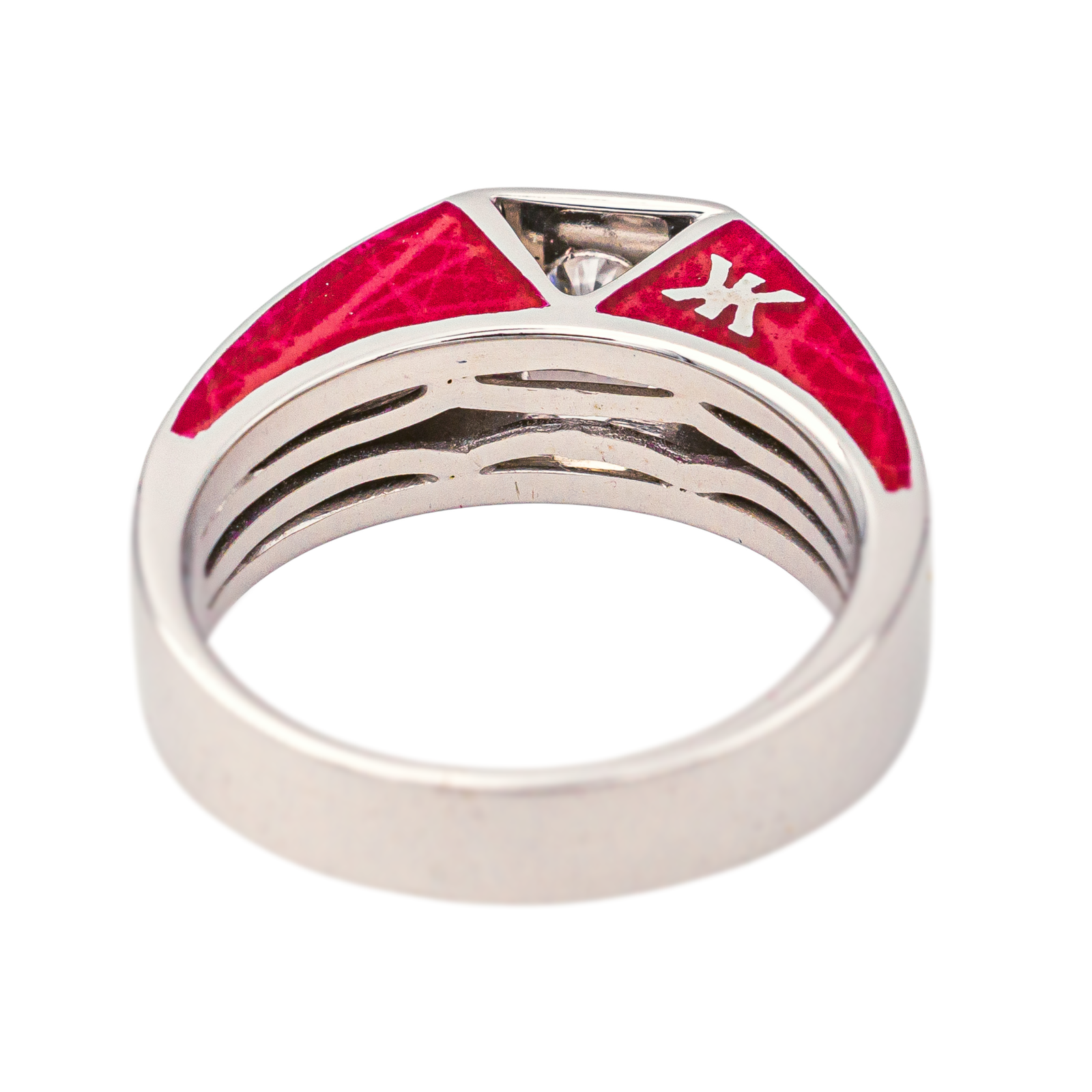 Korloff Bague Solitaire Or blanc Diamant