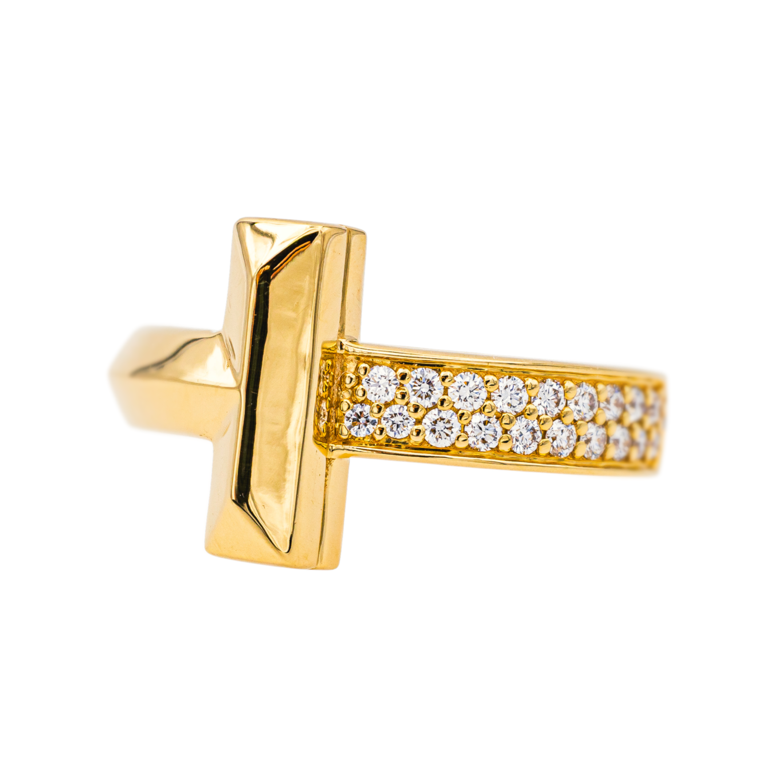 Tiffany & Co Bague T Or jaune Diamant