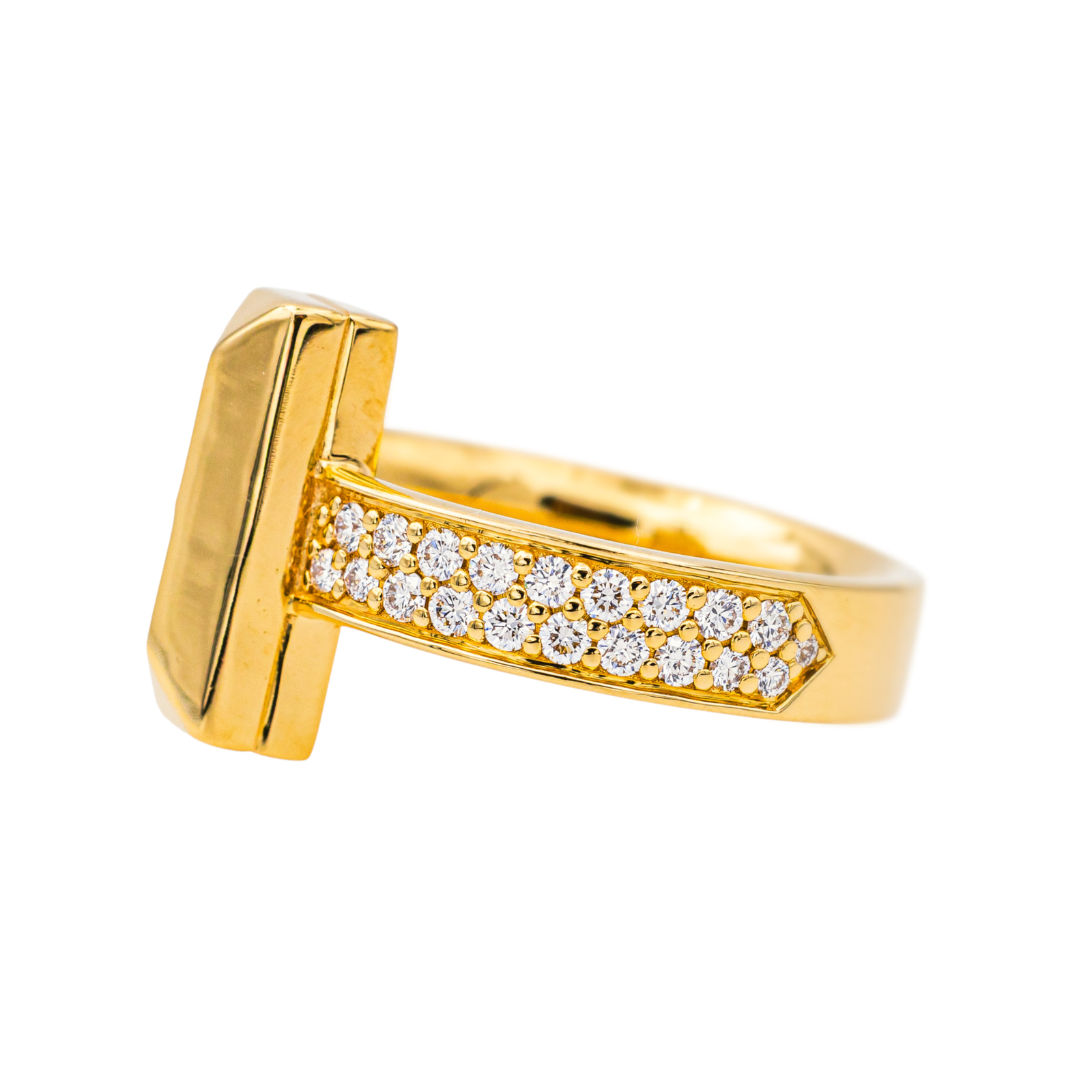 Tiffany & Co Bague T Or jaune Diamant