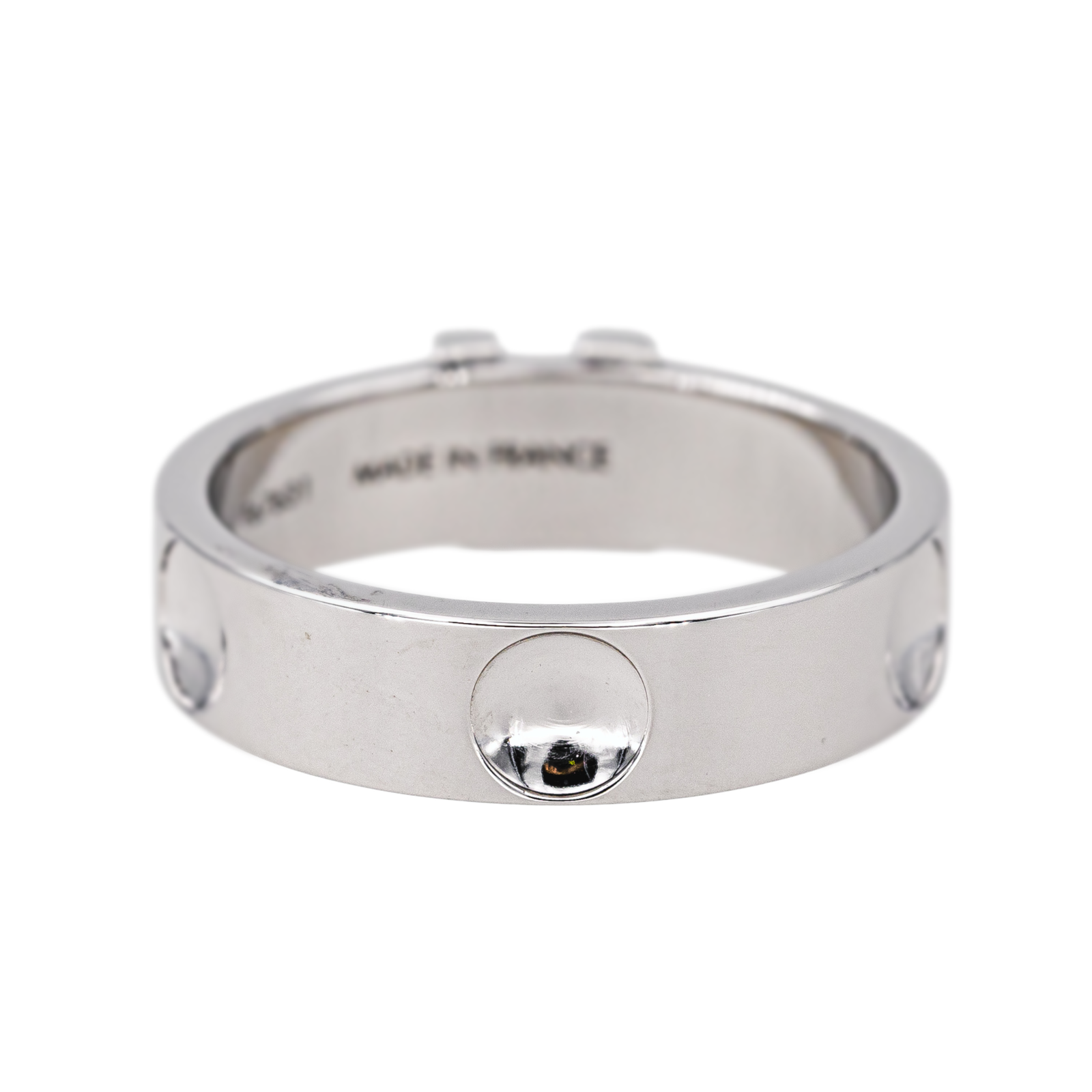 Louis Vuitton Bague Empreinte Or blanc