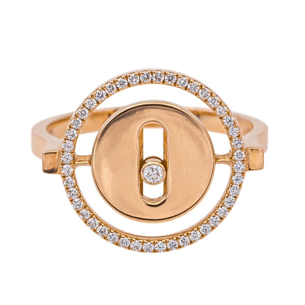 Messika Bague Lucky Move Or rose Diamant - Maison Eloe