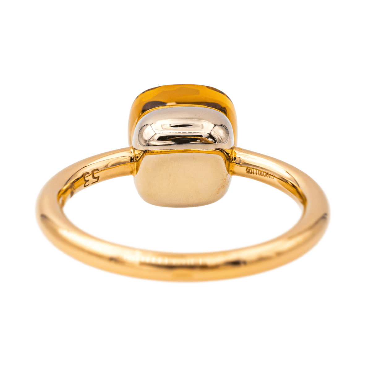 Pomellato Bague Nudo Or rose Citrine - Maison Eloe