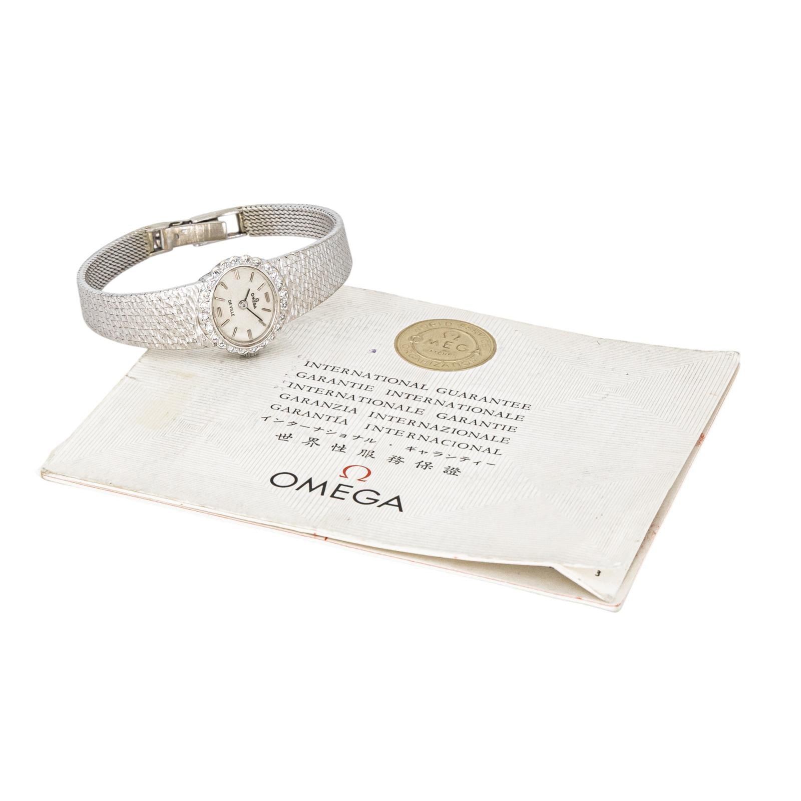 Omega Montre De Ville Or blanc Diamant