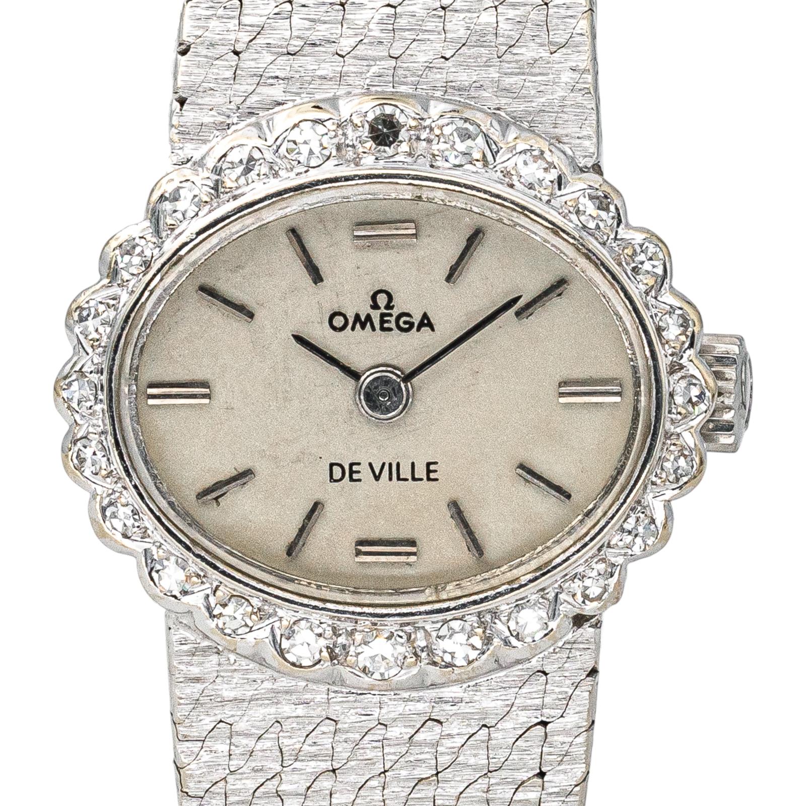 Omega Montre De Ville Or blanc Diamant