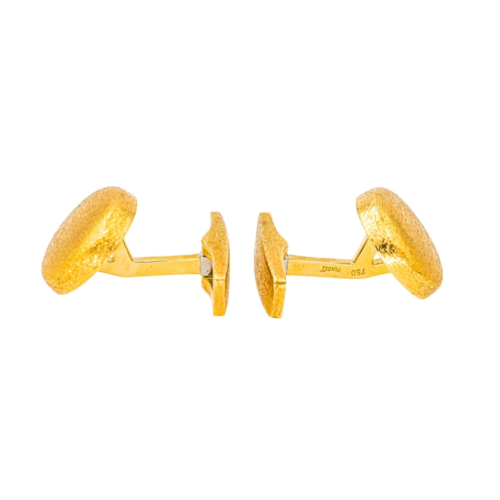 Piaget Boutons de manchette Or jaune