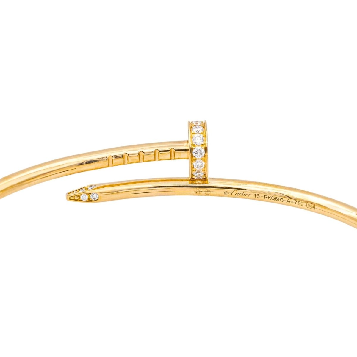 Cartier Bracelet Juste un clou Or jaune Diamant - Maison Eloe