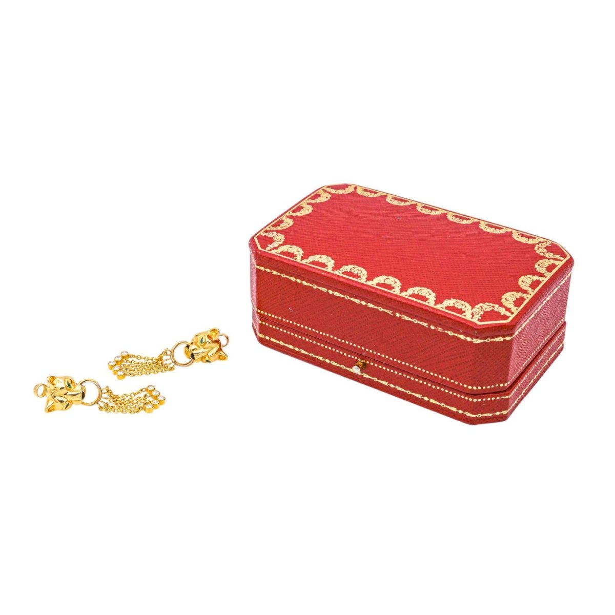 Cartier Boucles d'oreilles Sierra Or jaune Diamant - Maison Eloe