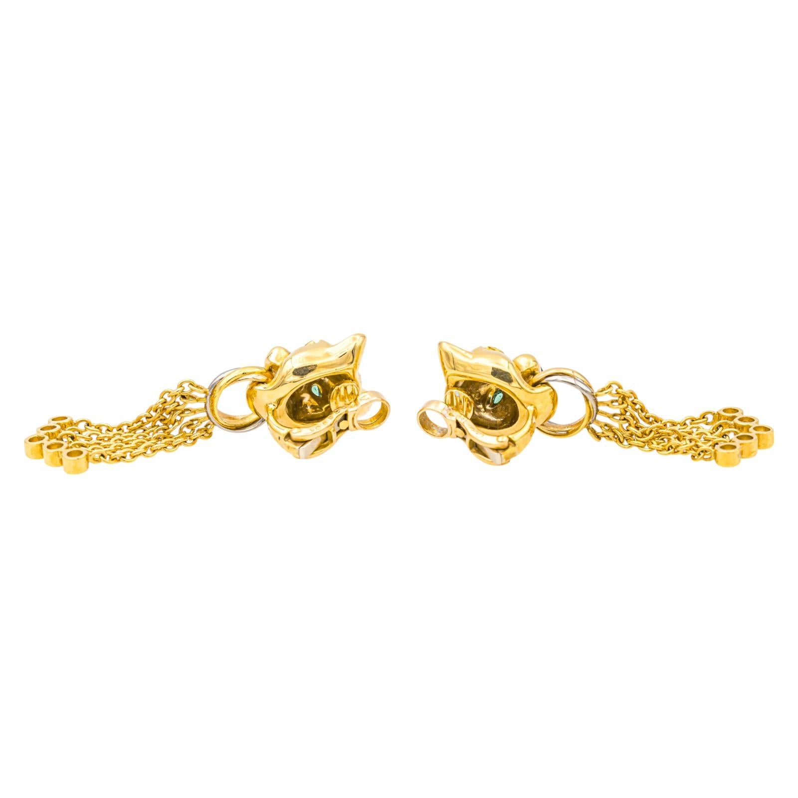Cartier Boucles d'oreilles Sierra Or jaune Diamant