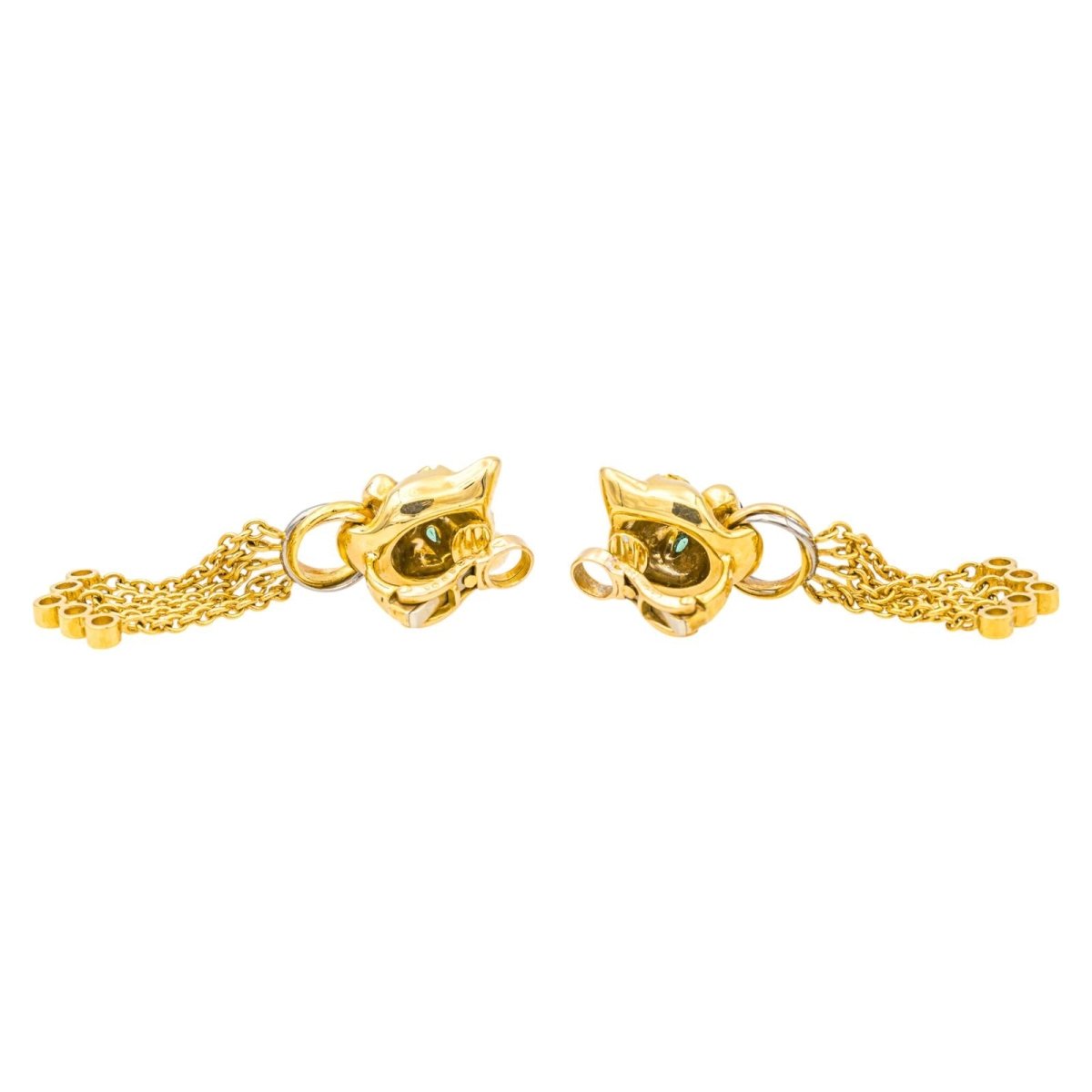 Cartier Boucles d'oreilles Sierra Or jaune Diamant - Maison Eloe