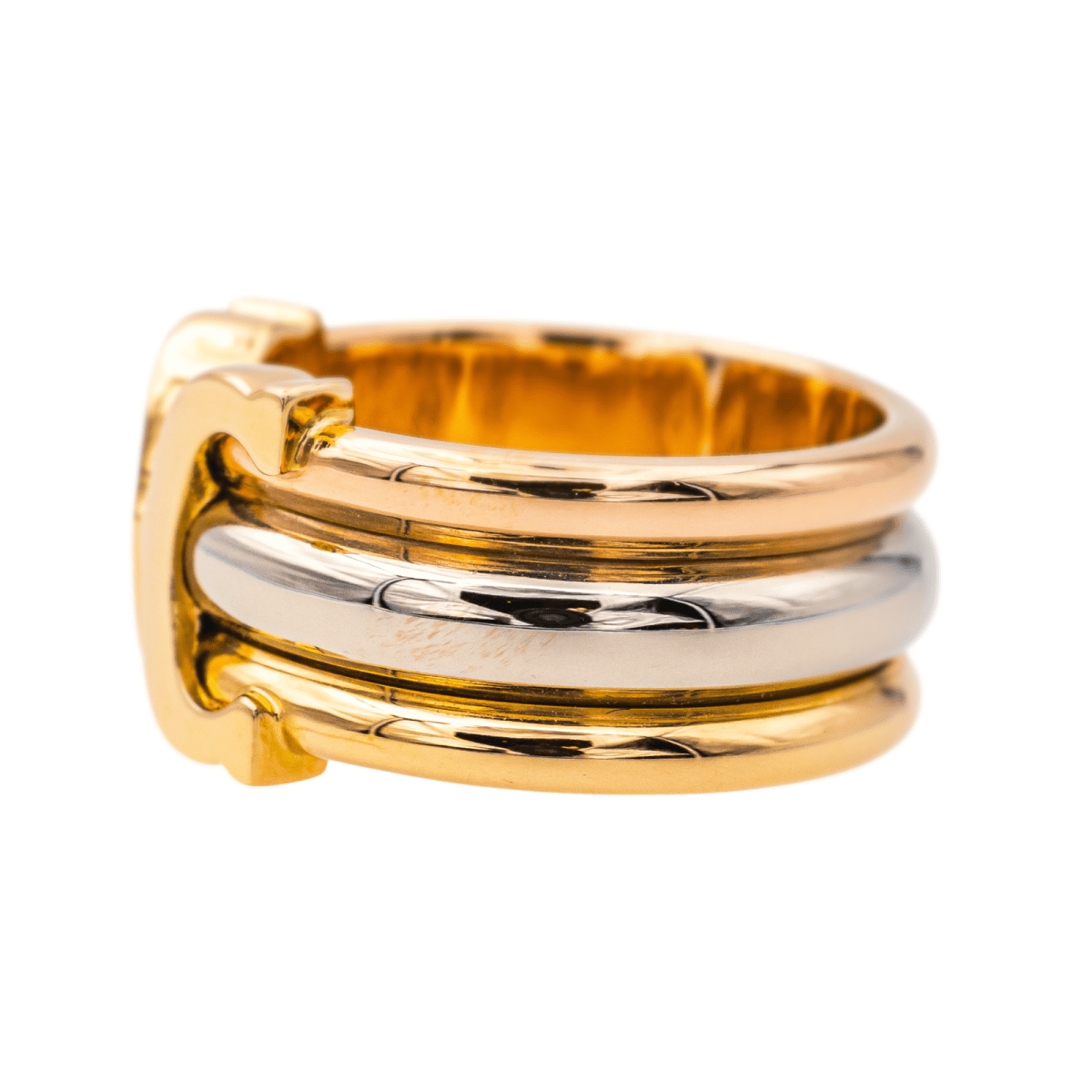 Cartier Bague Double C Or jaune, Or rose , Or blanc - Maison Eloe