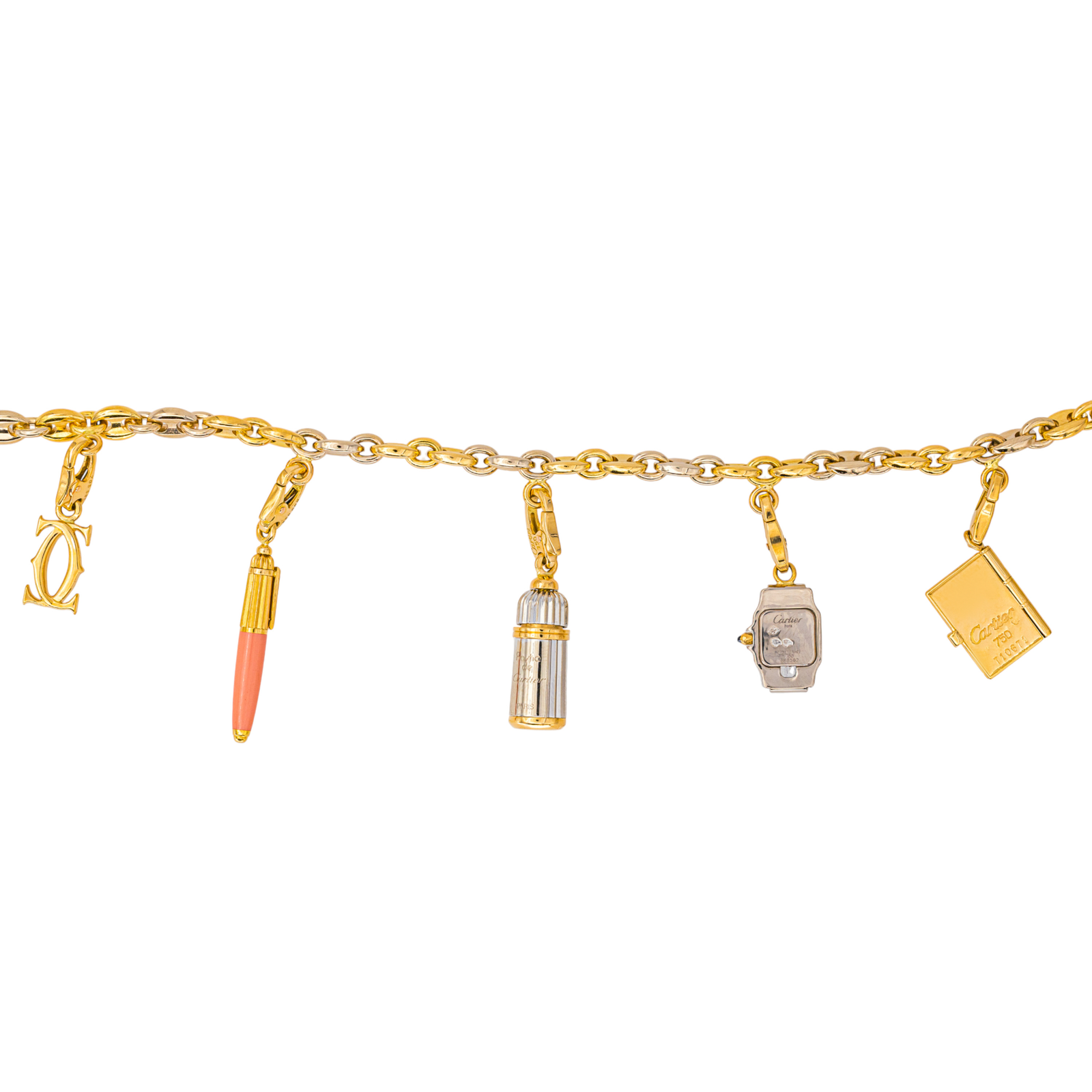 Cartier Bracelet Charms Or jaune