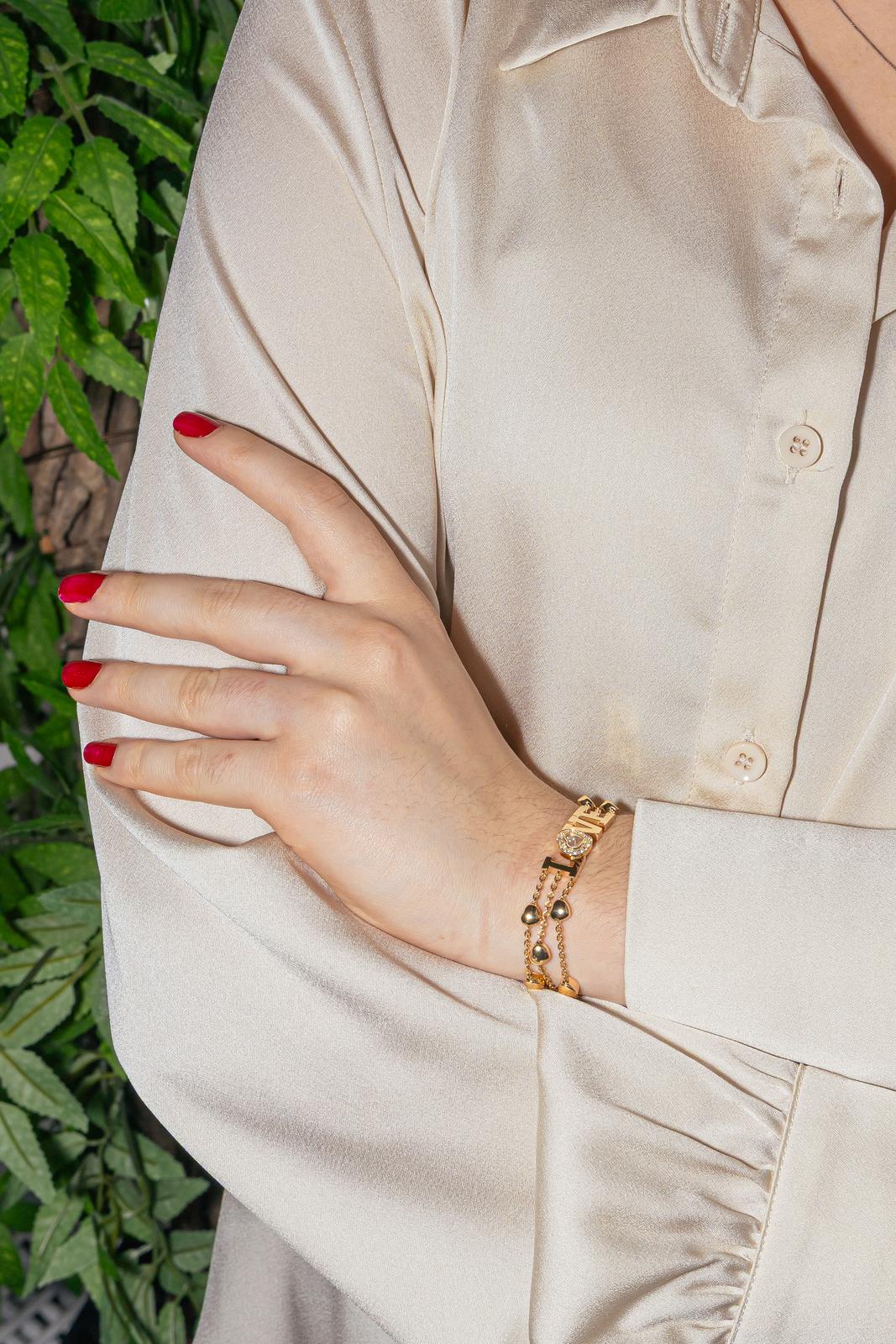 Chopard Bracelet Love Happy Diamond Or jaune Diamant