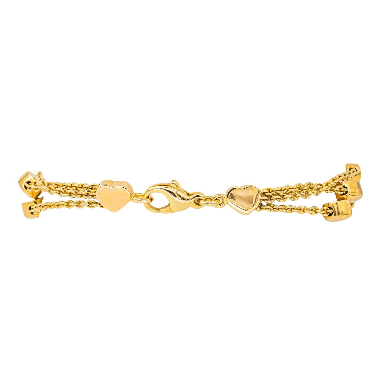 Chopard Bracelet Love Happy Diamond Or jaune Diamant