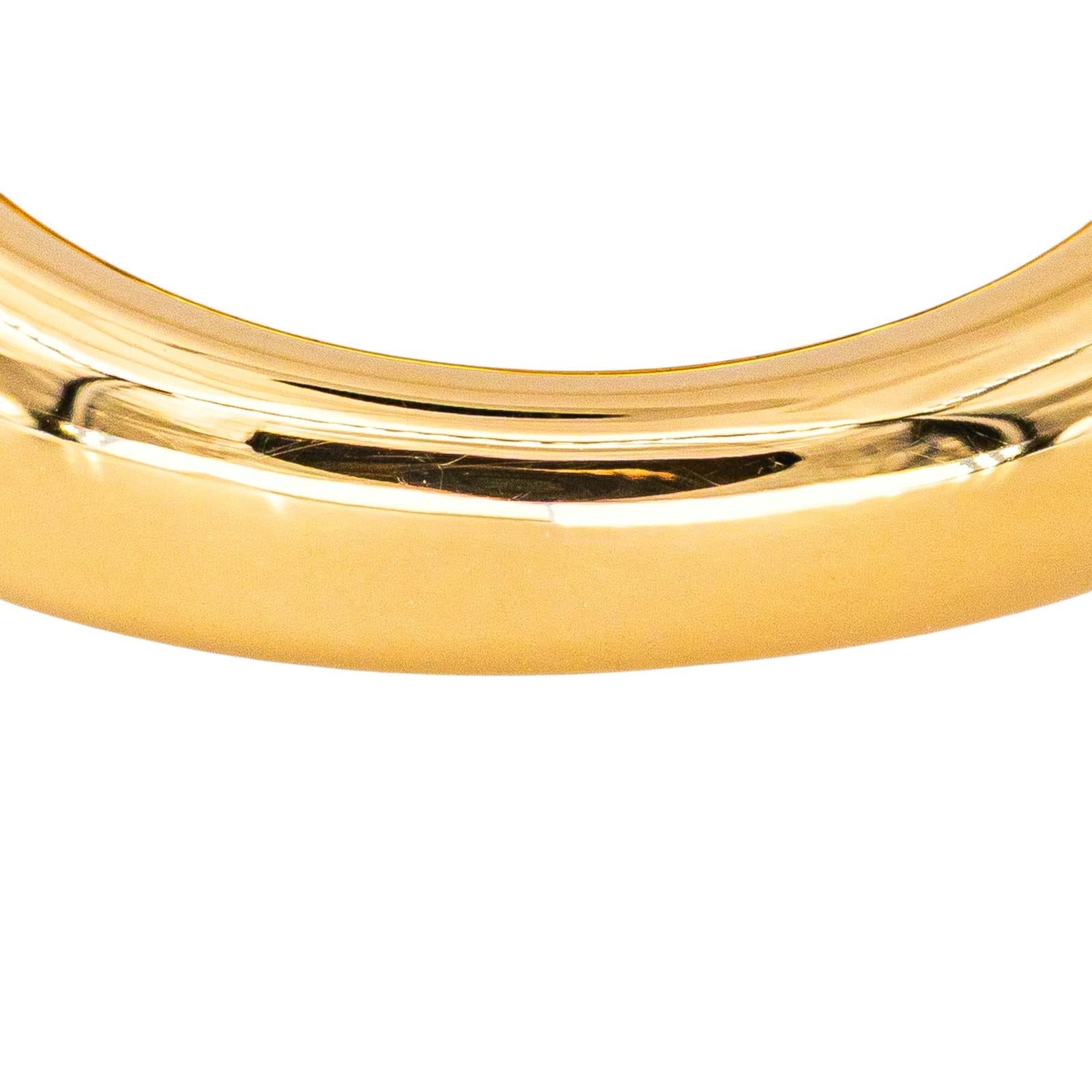 Chaumet Bague Jonc Or jaune Saphir