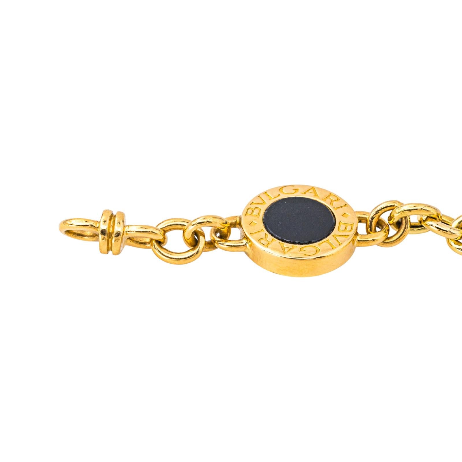 Bulgari Bracelet Or jaune Onyx
