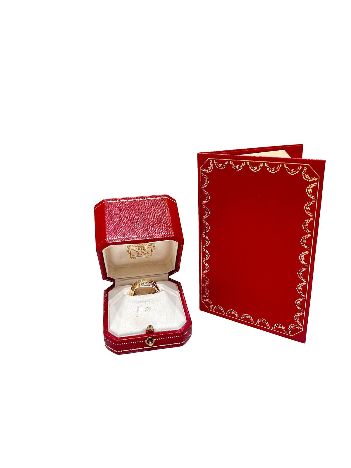 Cartier Bague Trinity Or rose , Or jaune , Or blanc Diamant