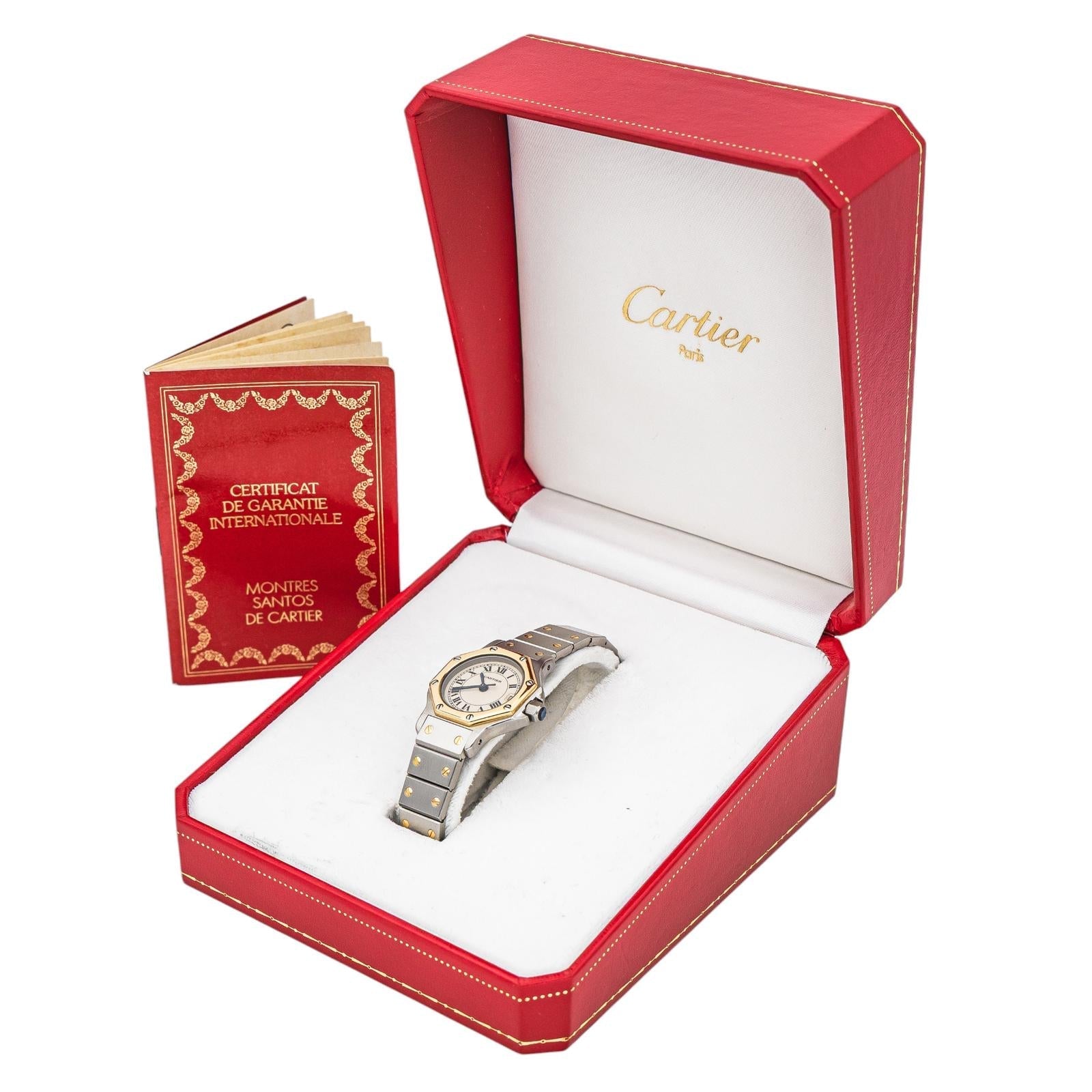 Cartier Montre Santos Acier, Or jaune