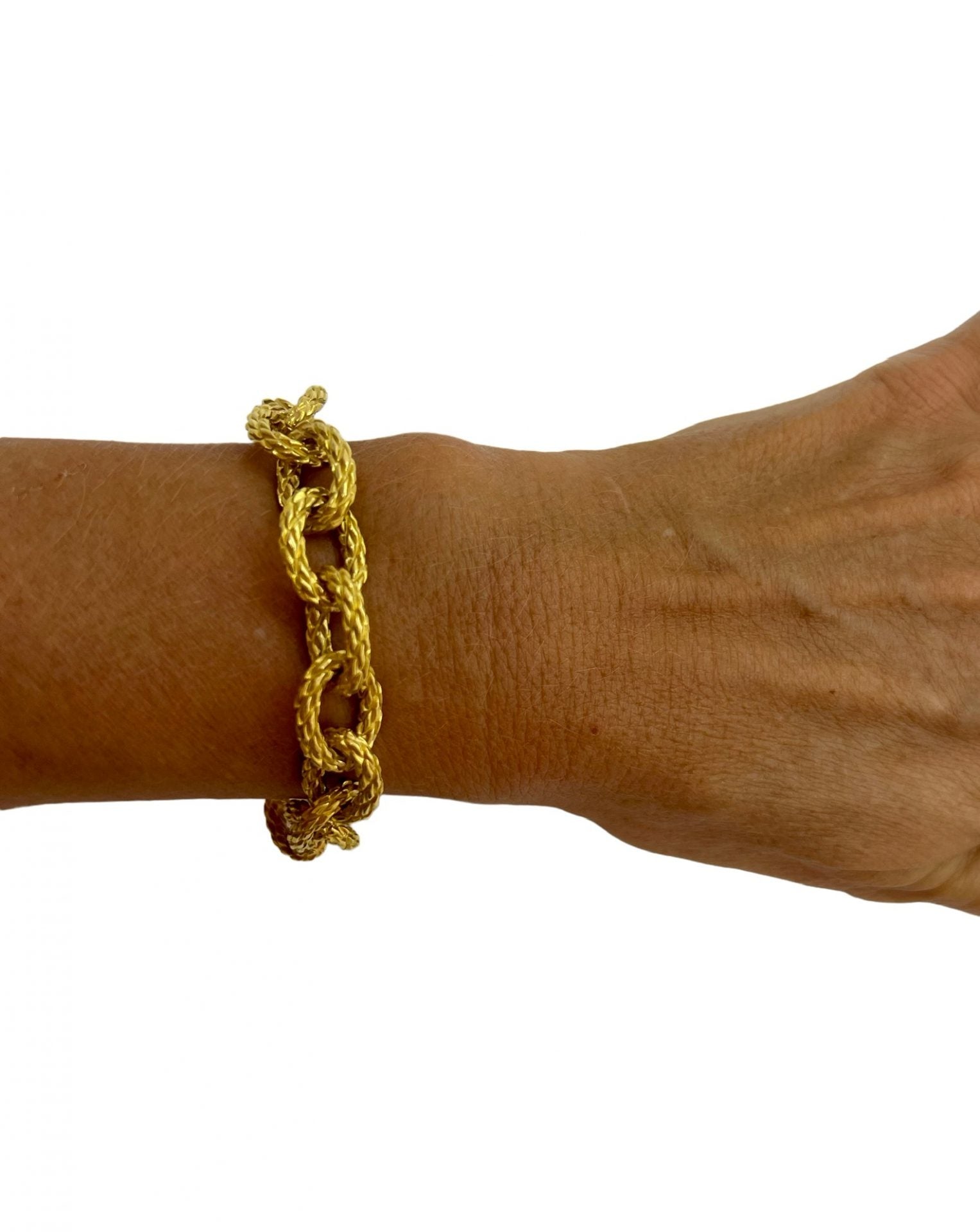 Bracelet or jaune 18K Poinçon de Maitre Julien Paimbault