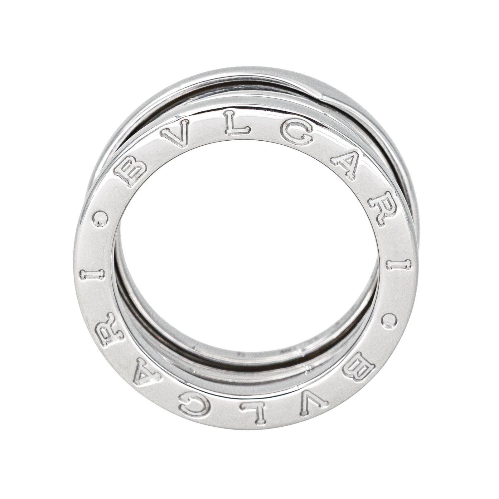 Bulgari Bague B.zéro1 Or blanc
