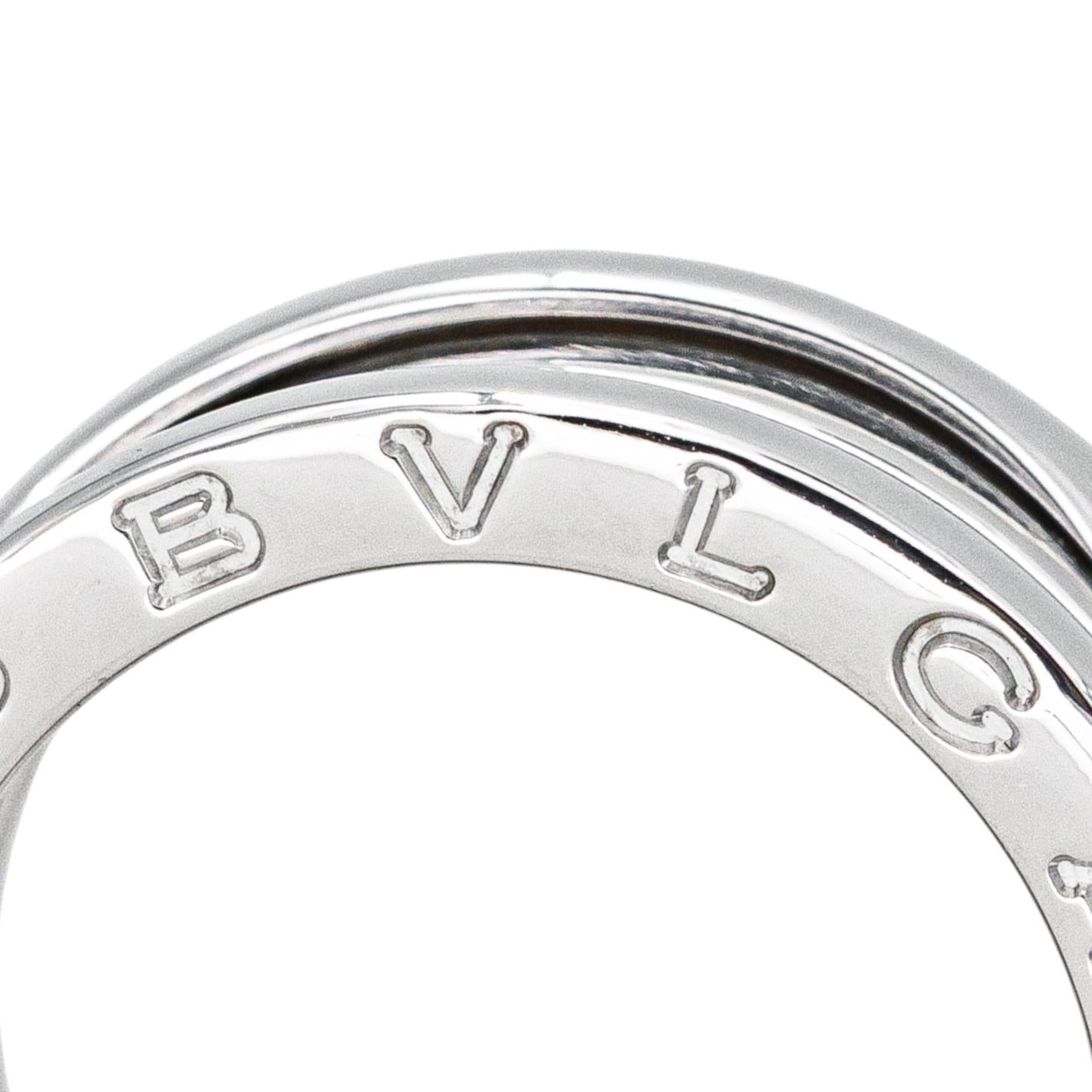 Bulgari Bague B.zéro1 Or blanc