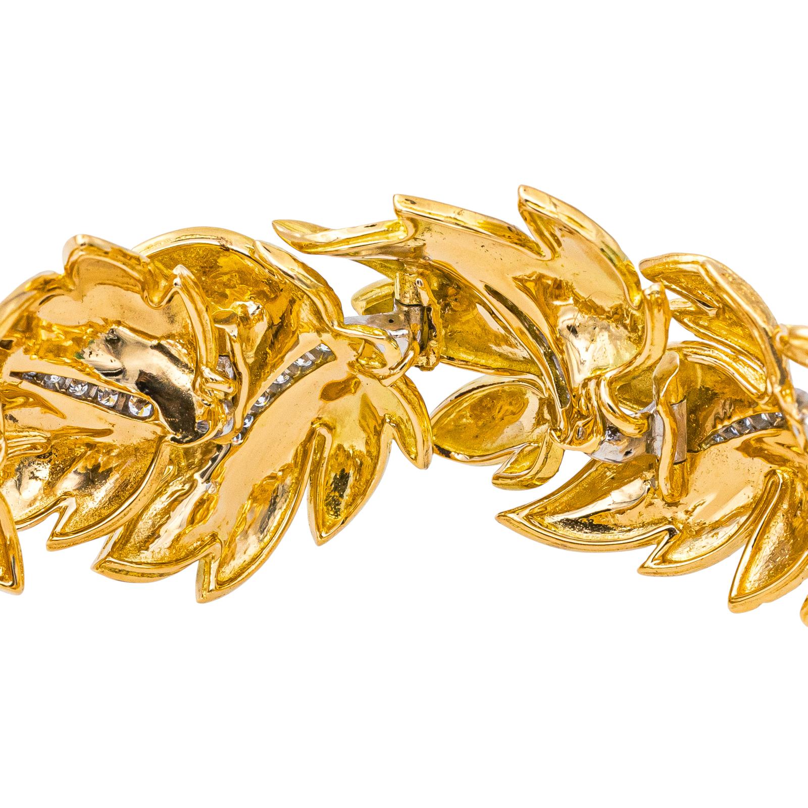 Fabergé Bracelet Or jaune , Platine Diamant