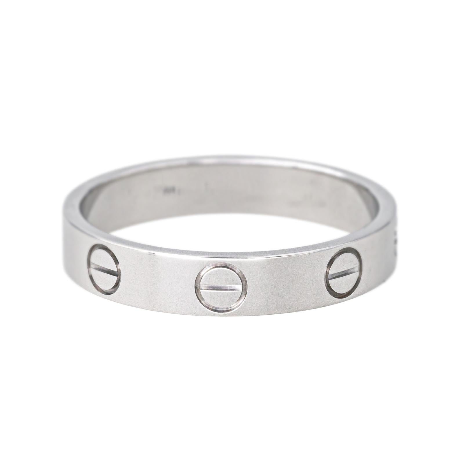 Cartier Bague Love Or blanc
