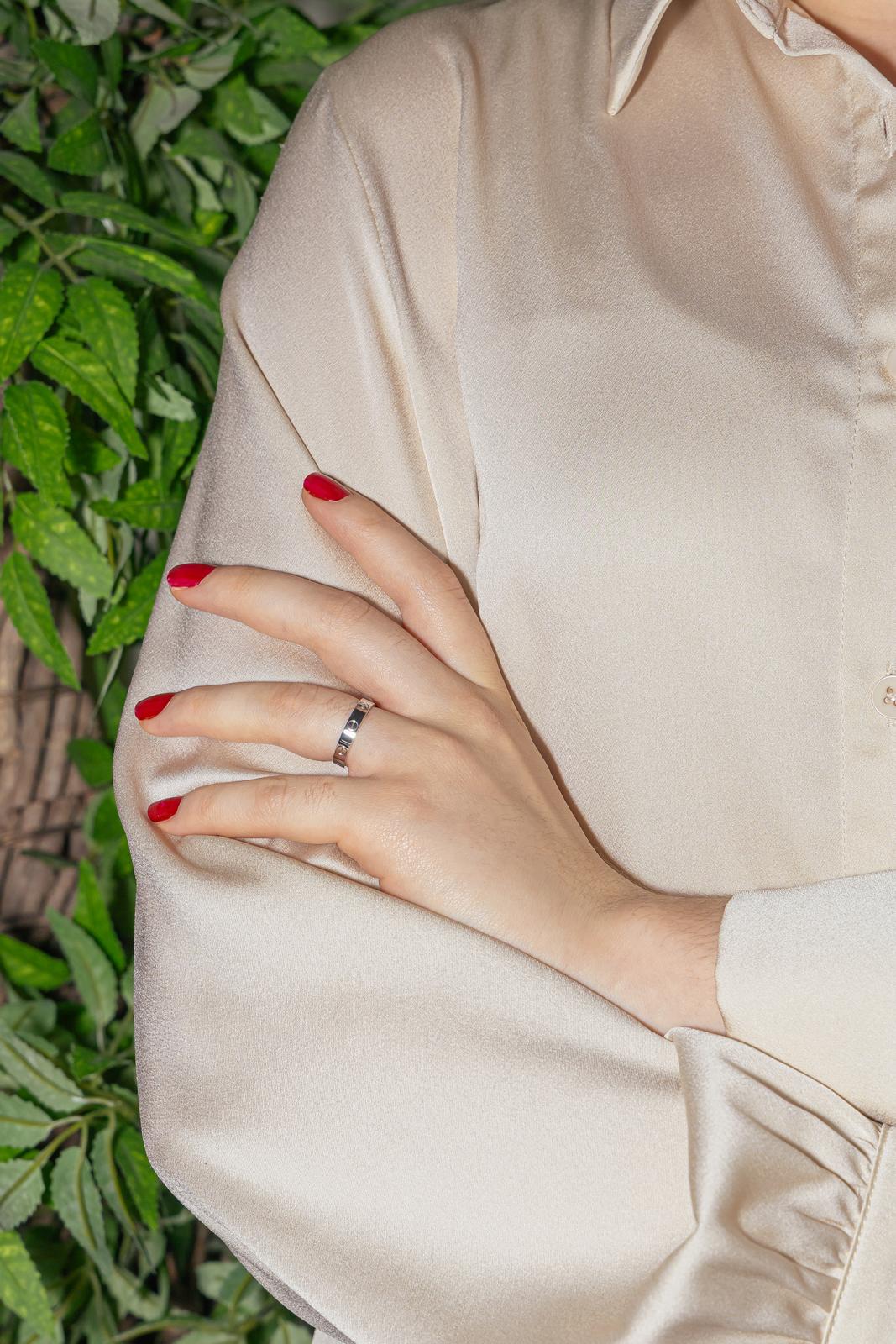 Cartier Bague Love Or blanc