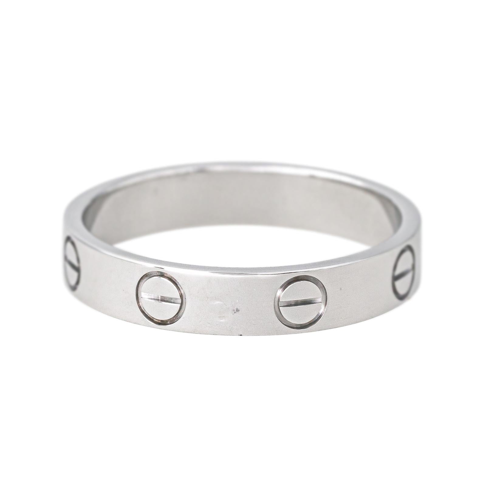 Cartier Bague Love Or blanc