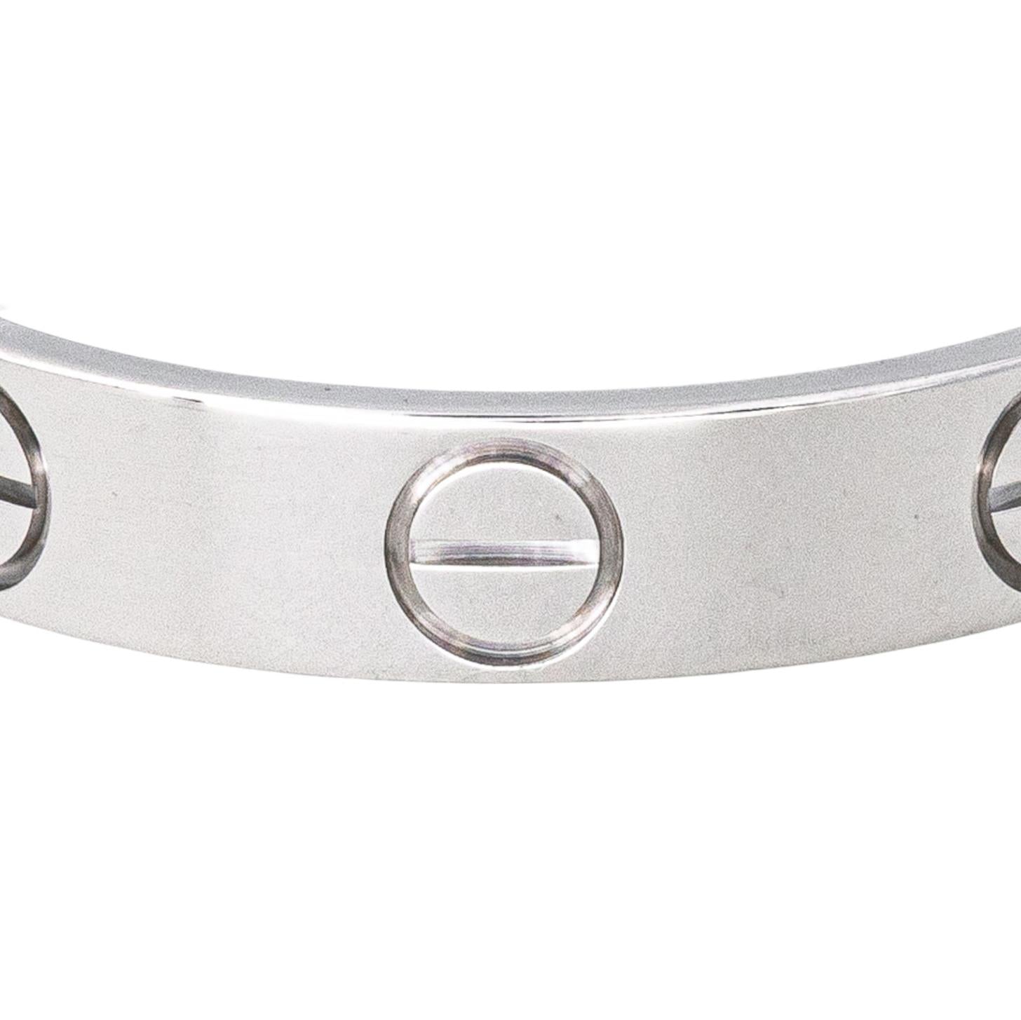 Cartier Bague Love Or blanc