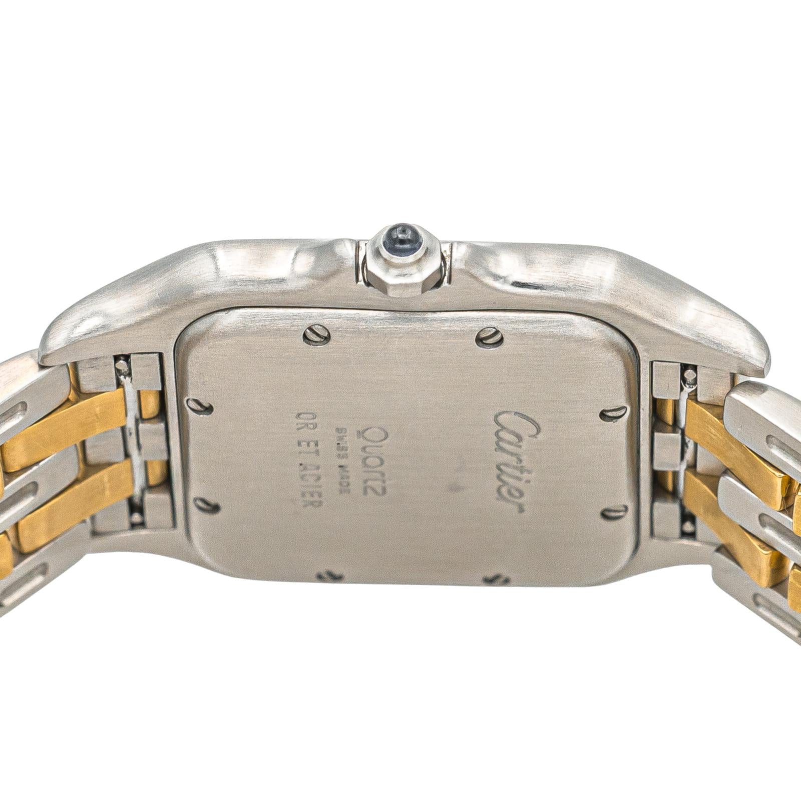 Cartier Montre Panthère Acier, Or jaune