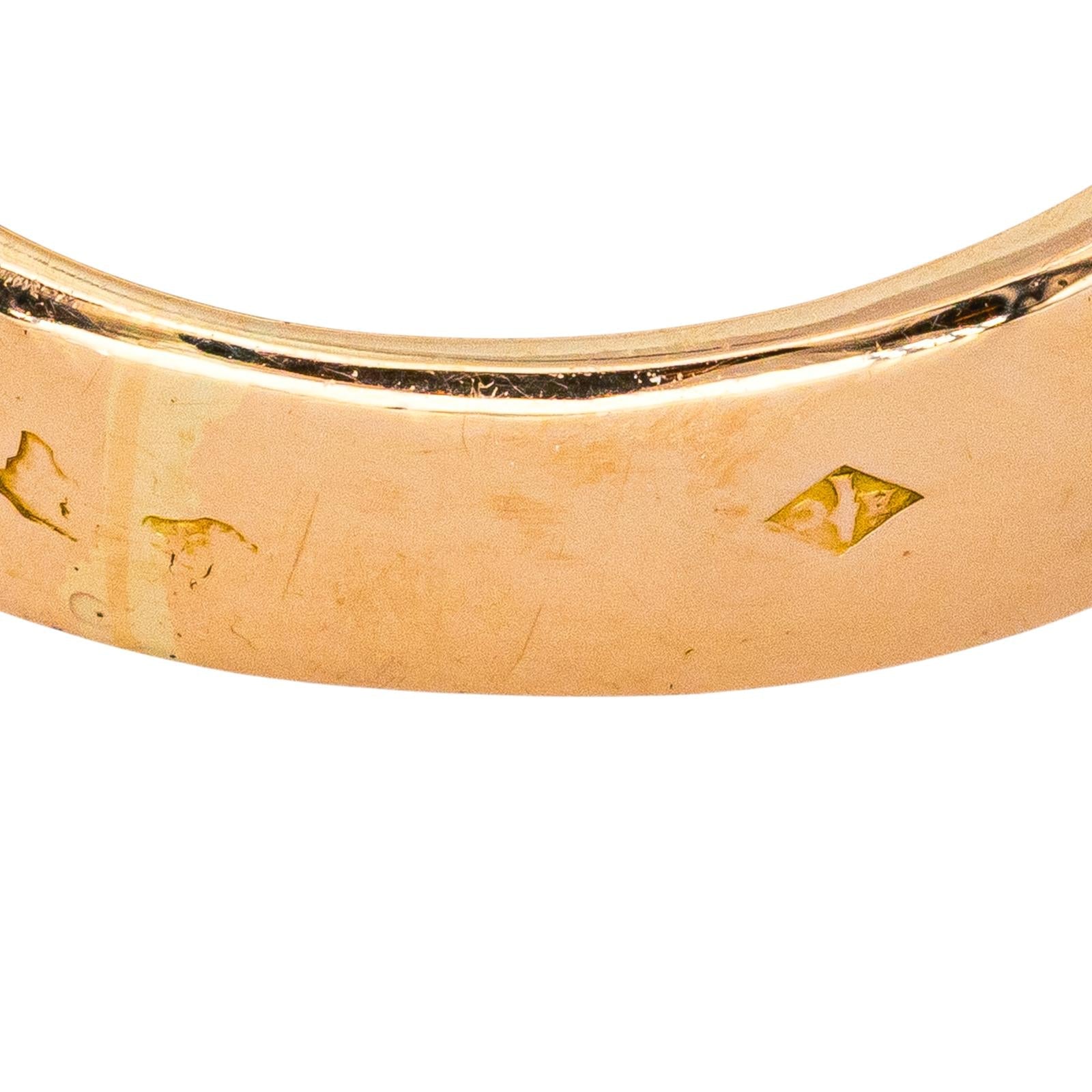 Bague Or rose, Platine Diamant