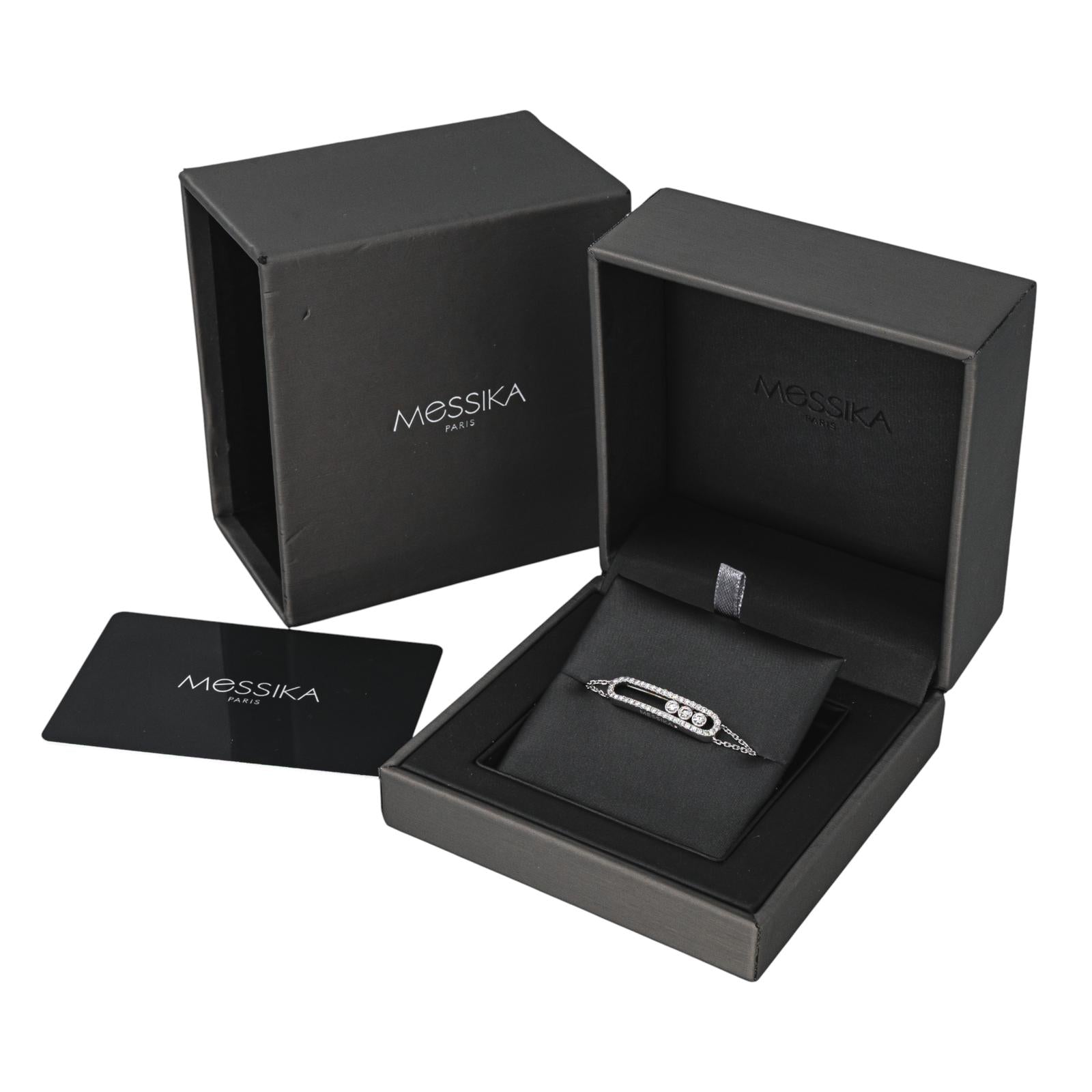 Messika Bracelet Move Or blanc Diamant