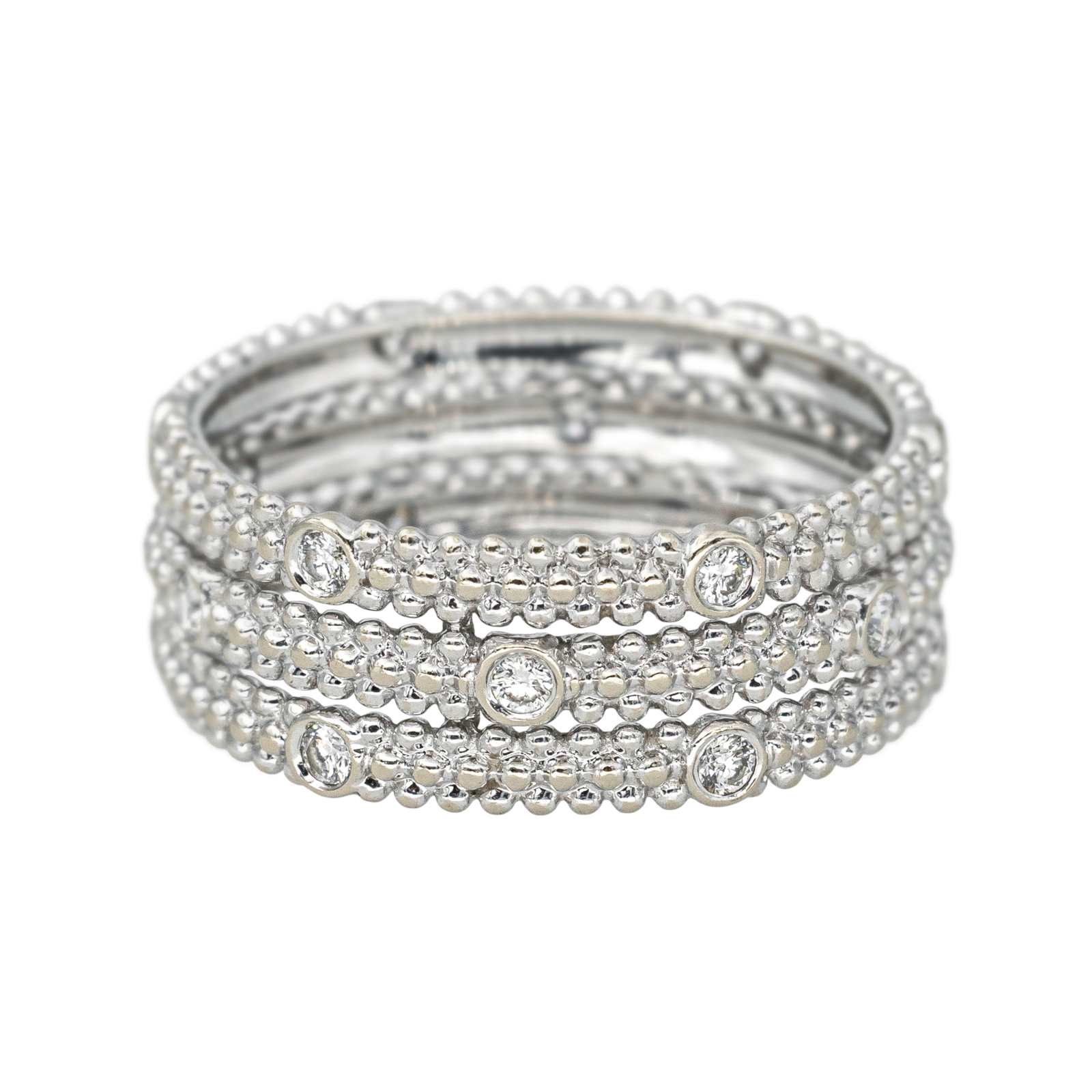 Mauboussin Bague Bandeau Le premier jour Or blanc Diamant