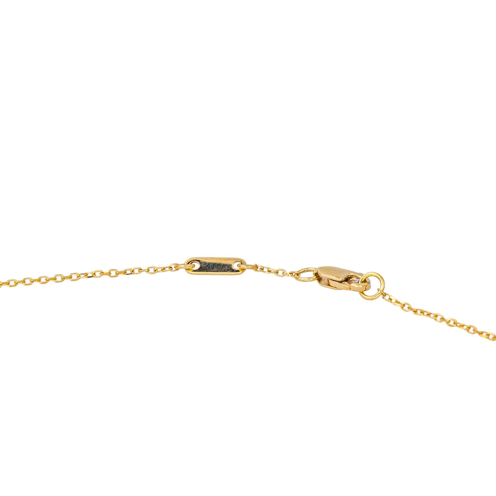 Dinh van Collier Menottes Or jaune Diamant