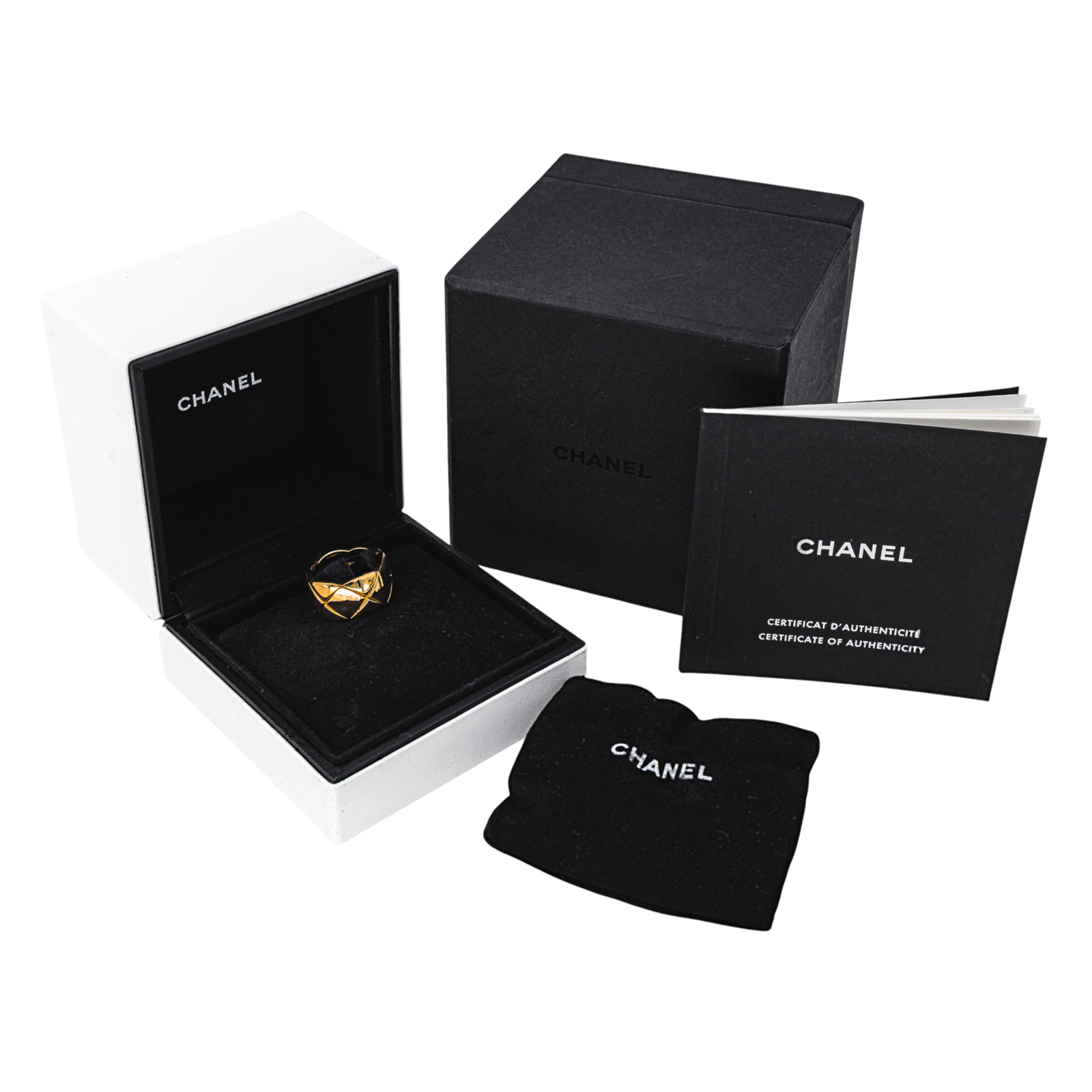 Chanel Bague Coco crush Or jaune