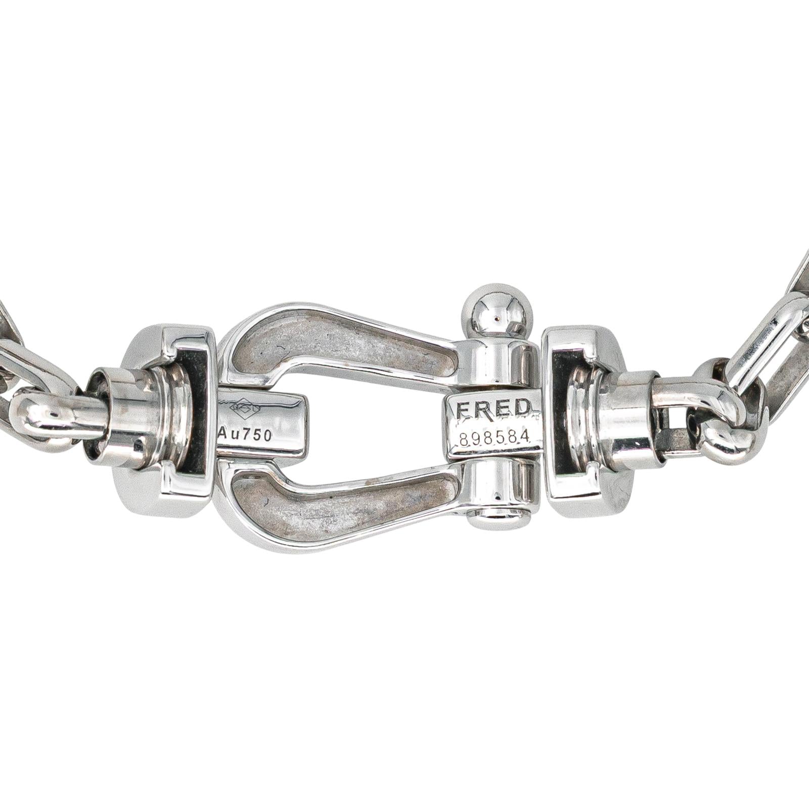 Fred Bracelet Force 10 Or blanc Diamant