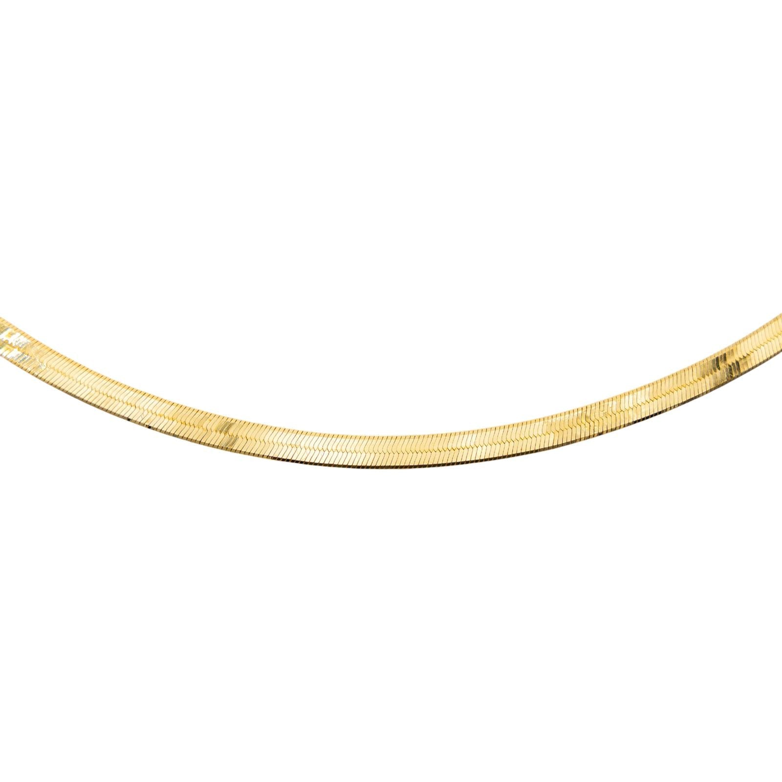 Collier Maille miroir Or jaune