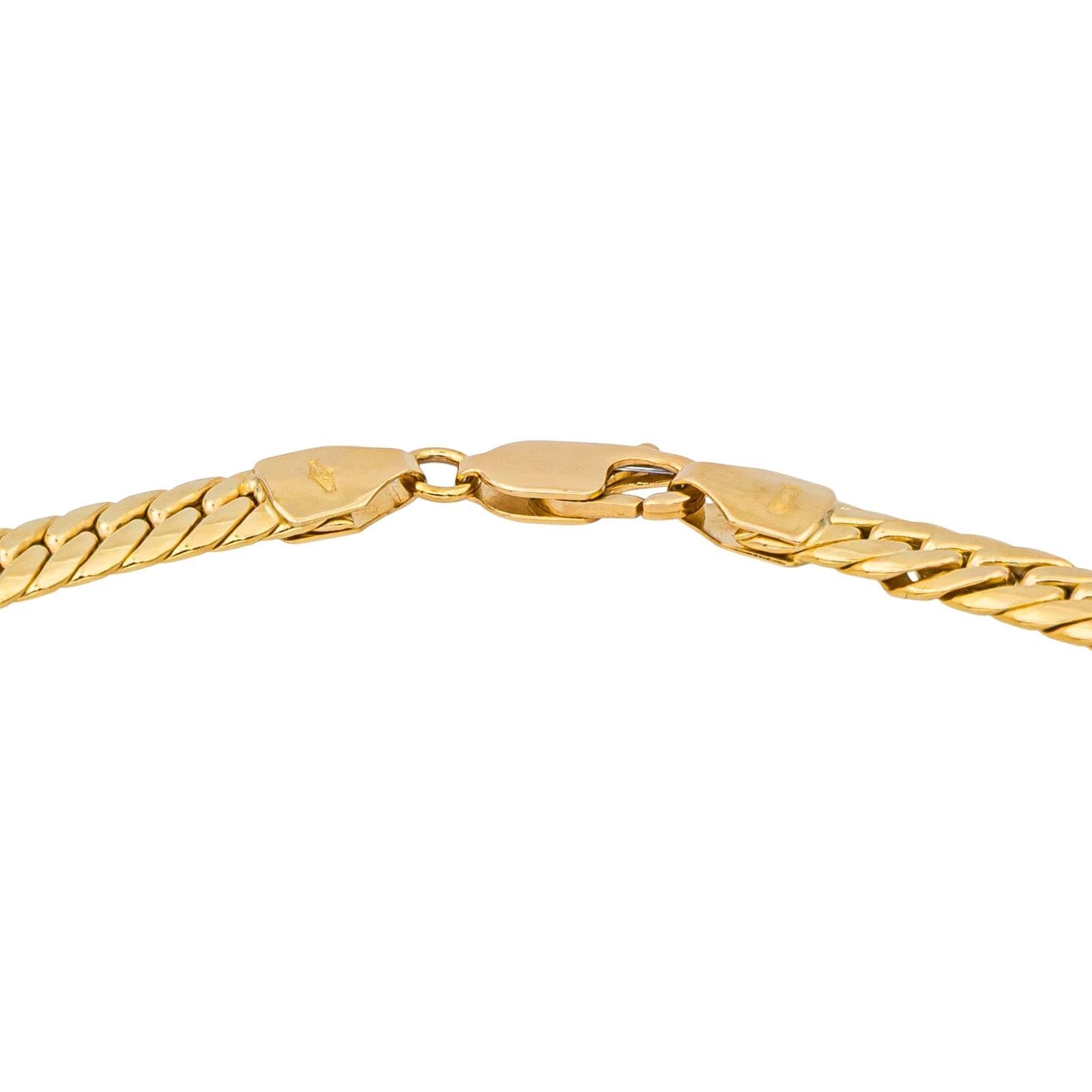 Collier Maille Anglaise Or jaune