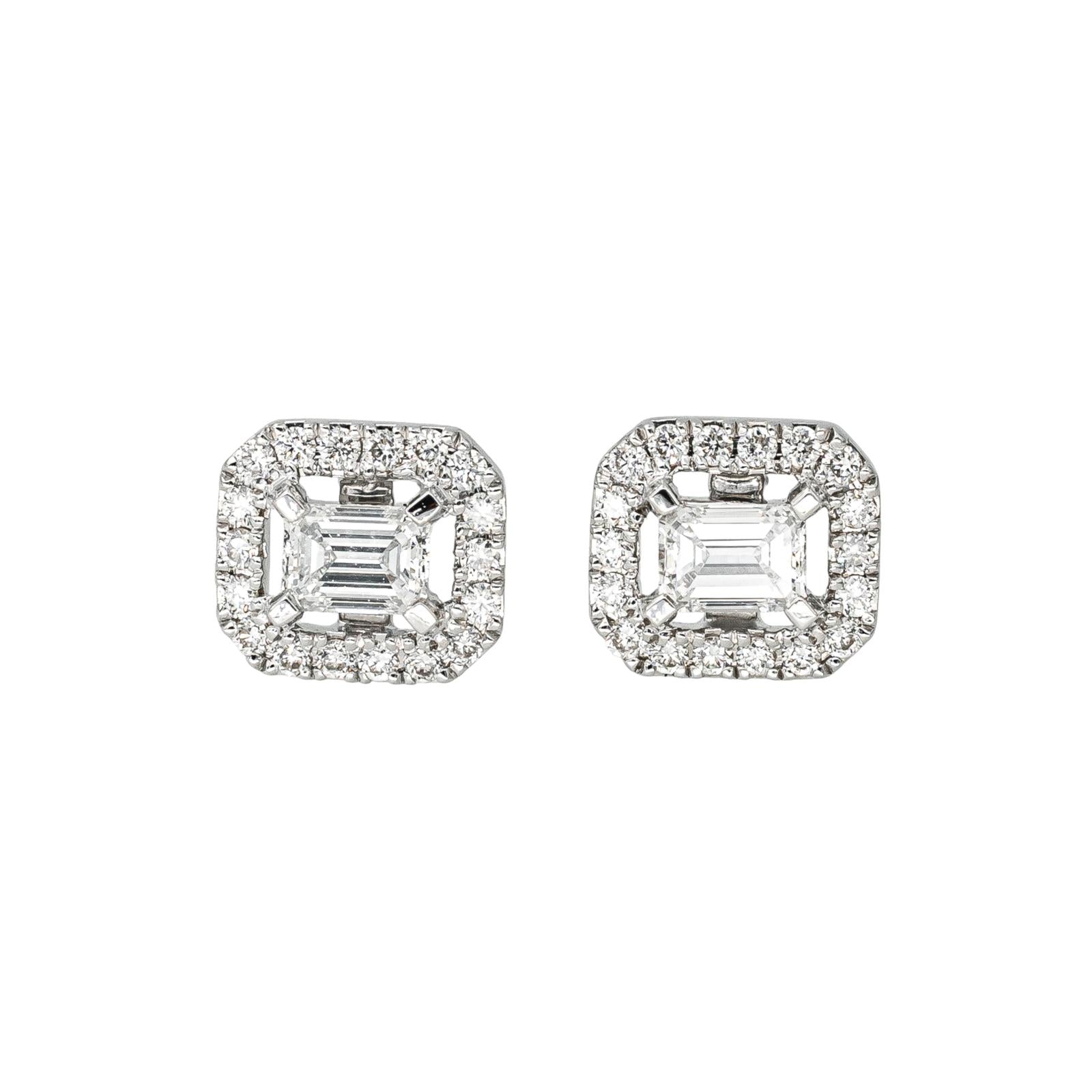 Messika Boucles d'oreilles My twin toi & moi Or blanc Diamant